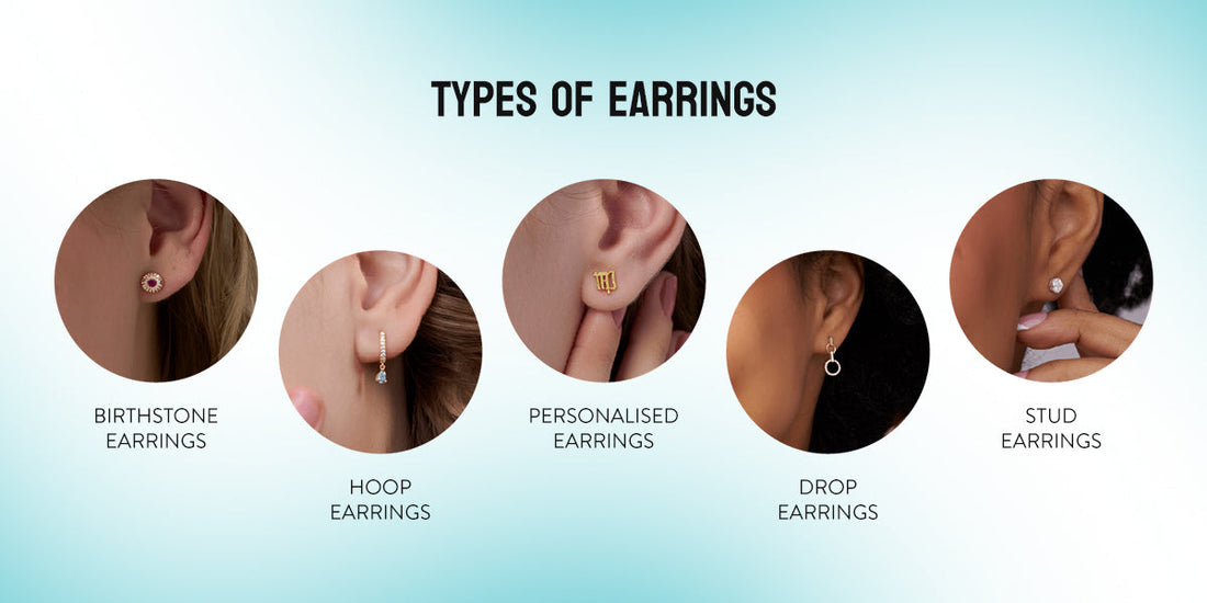 types of diamond earrings