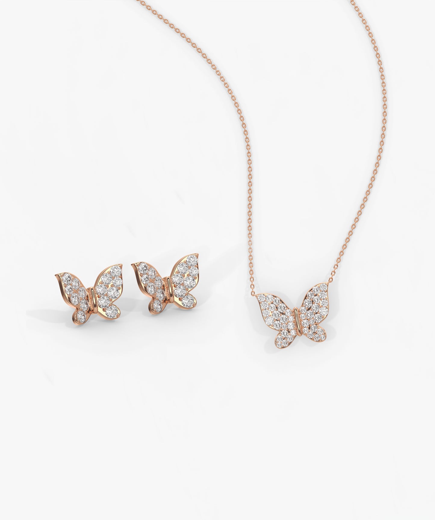 Butterfly Diamond Necklace