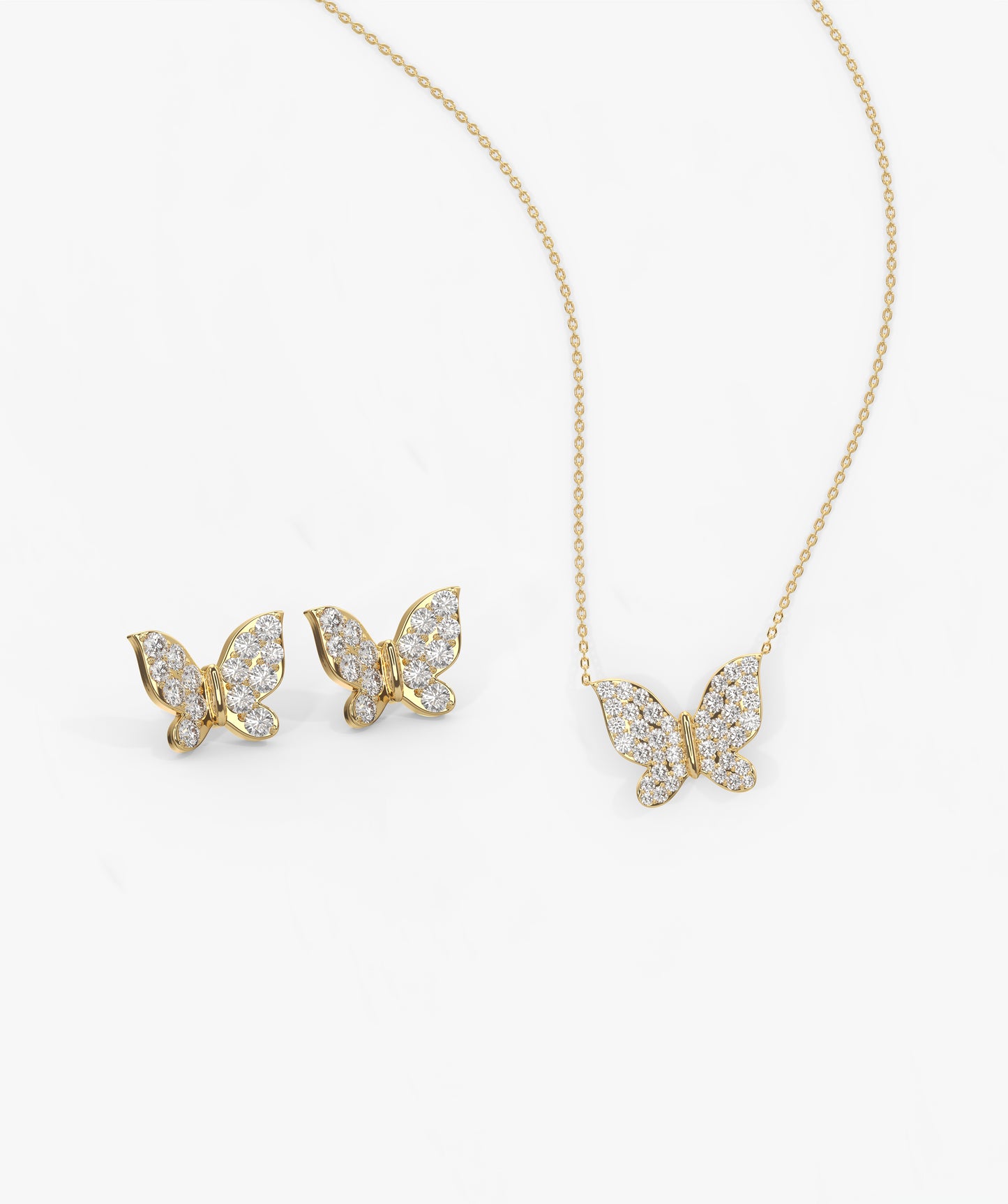 Butterfly Diamond Necklace