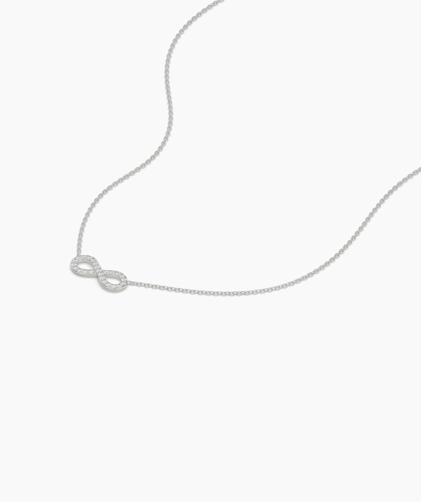 Classic Gold Diamond Infinity Necklace