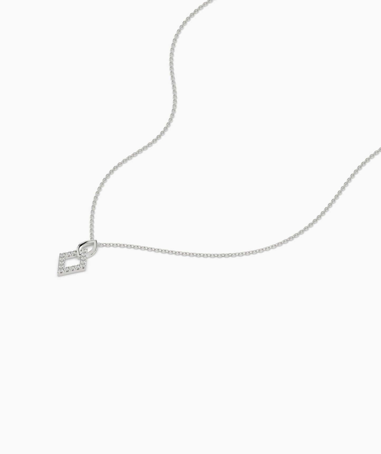 Gold & Diamond Openwork Necklace