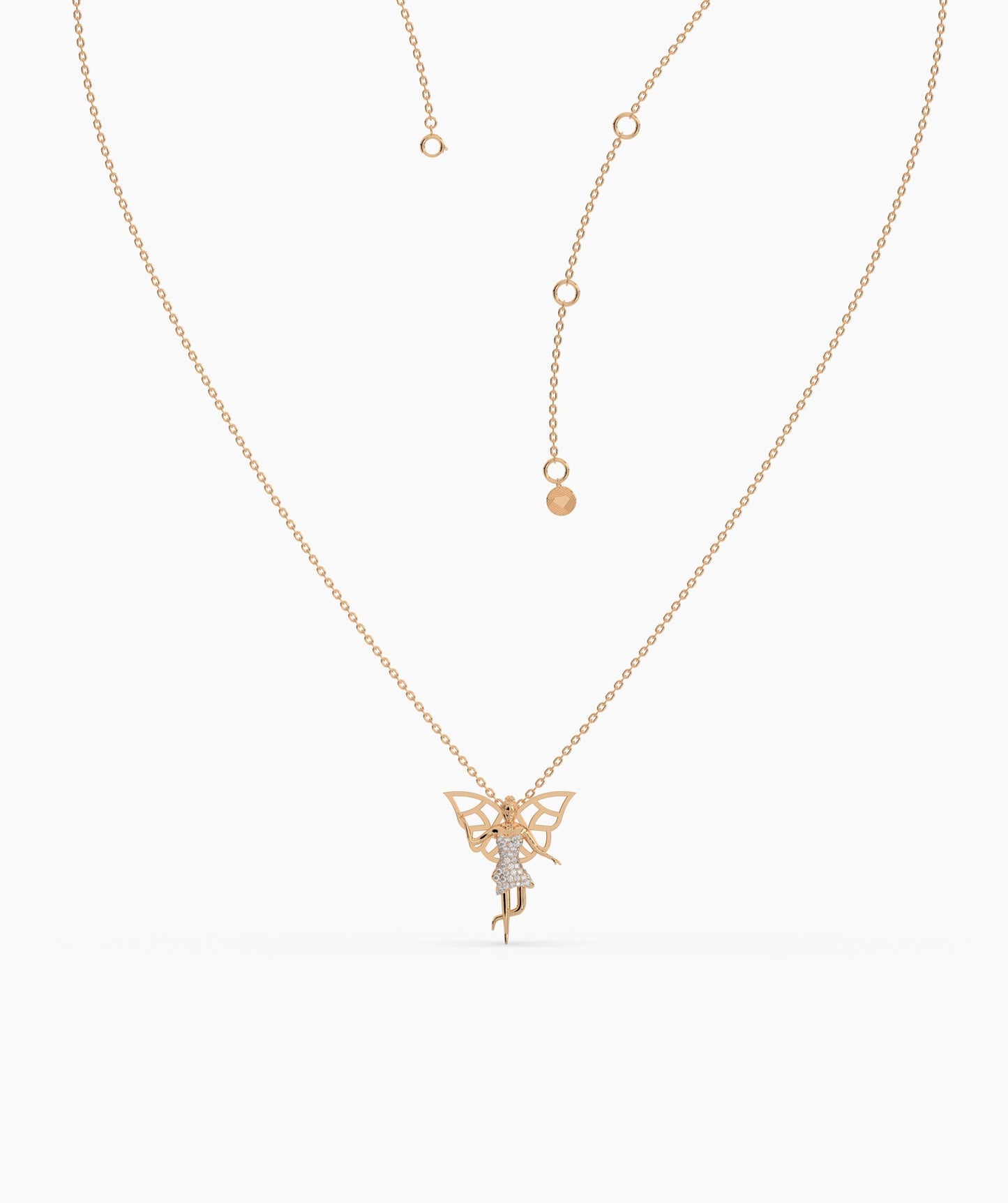 Enchanted Fairy Gold Necklace