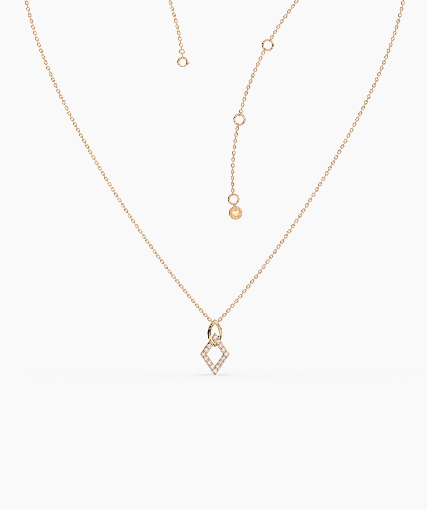 Gold & Diamond Openwork Necklace
