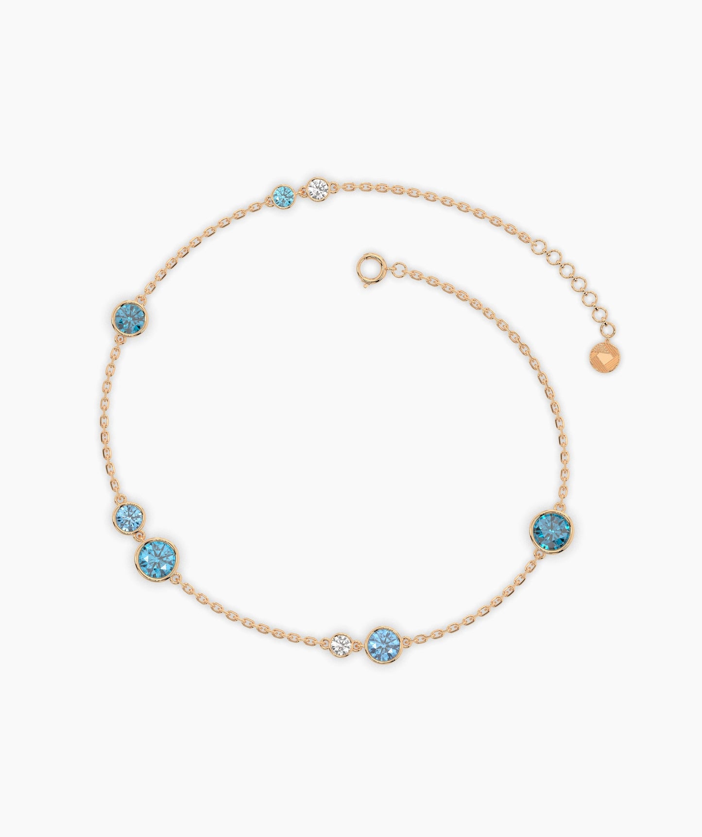 Elegant Bezel Natural Diamond Bracelet