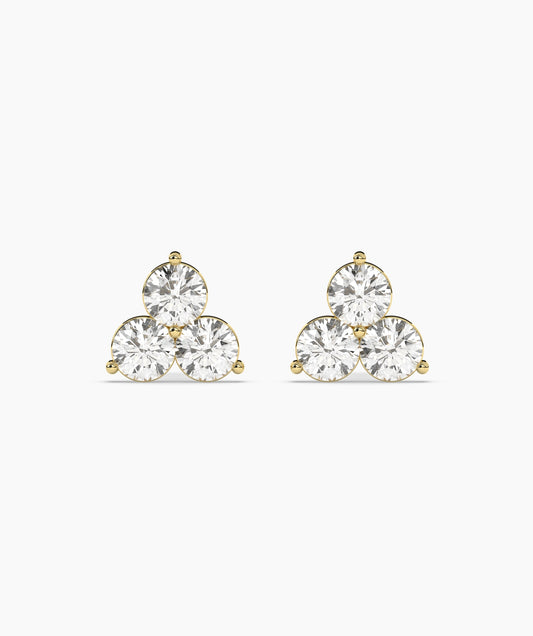 Cluster Stud Earrings
