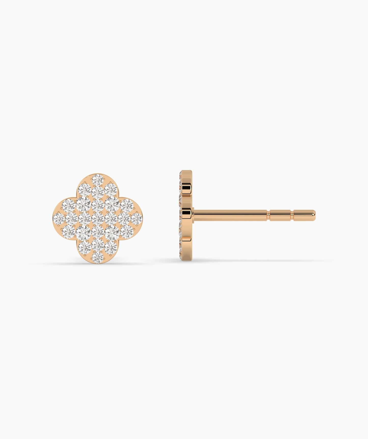 Embellished Clover Earrings