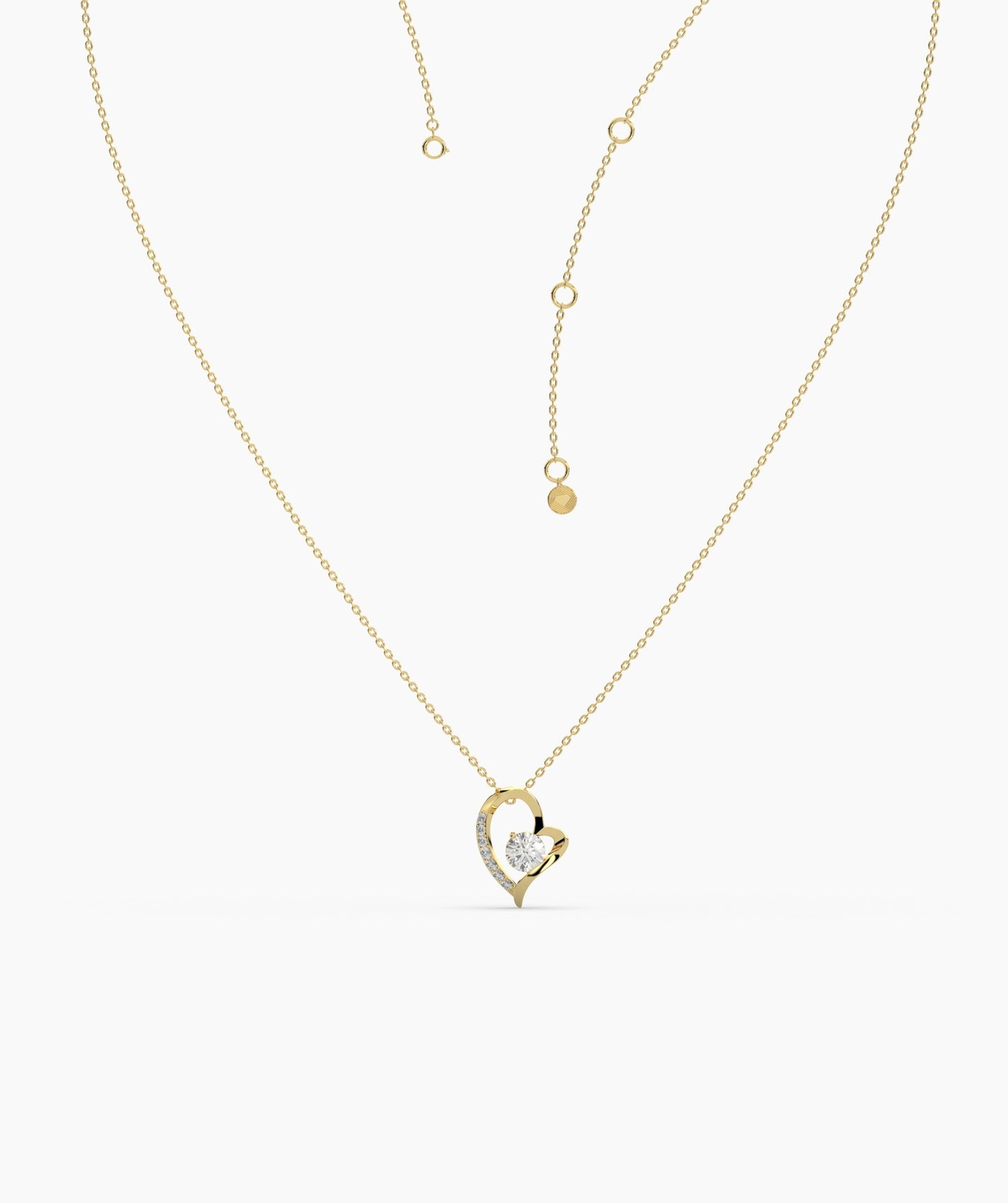 Sparkling Devotion Heart Pendant