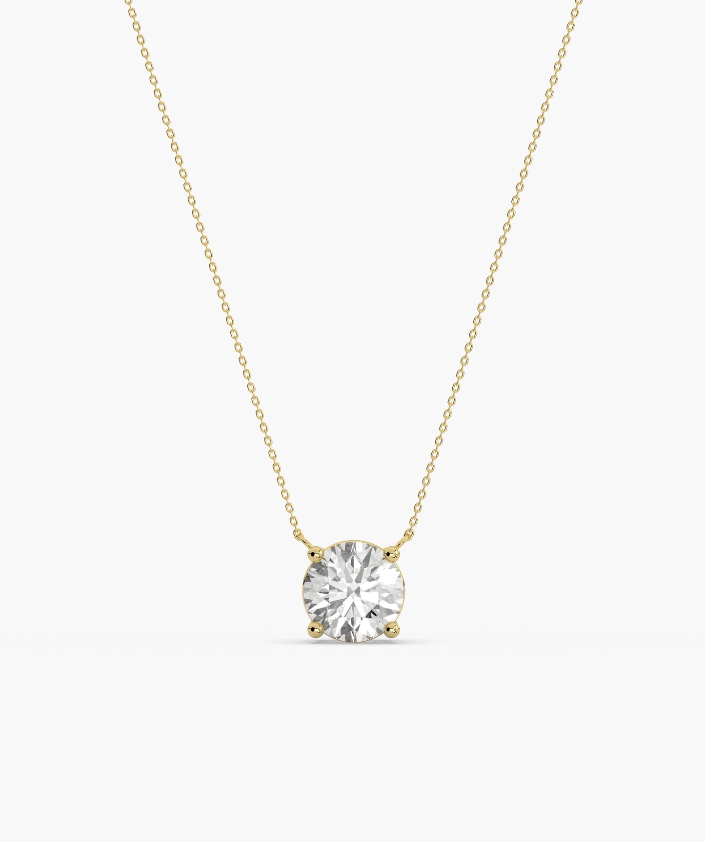 Solitaire Diamond Necklace