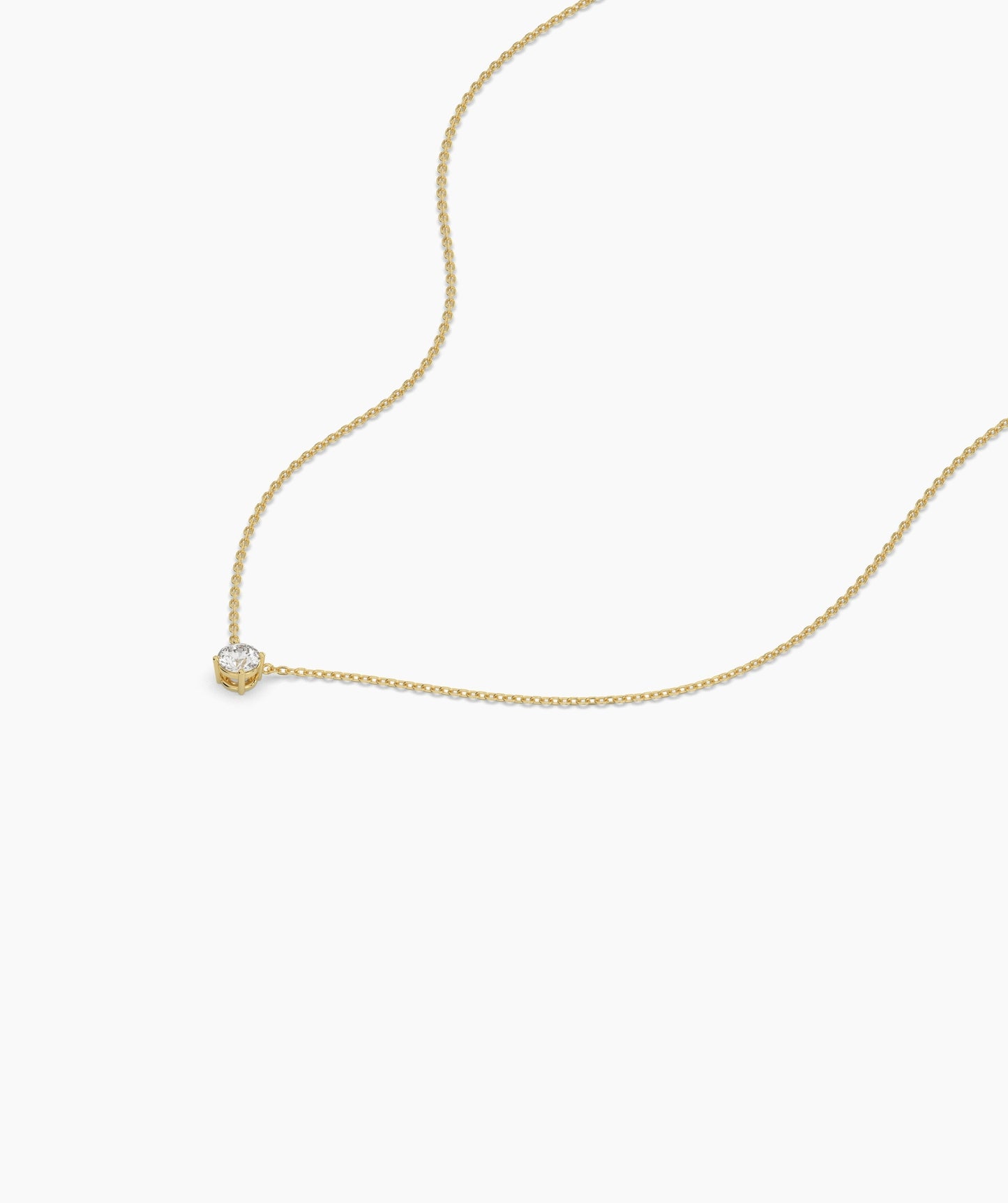 Solitaire Diamond Necklace
