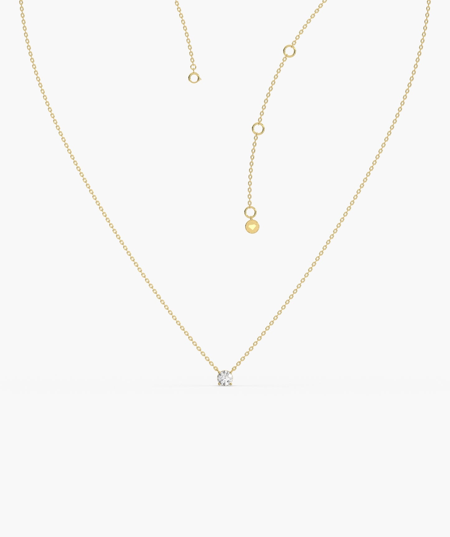 Solitaire Diamond Necklace