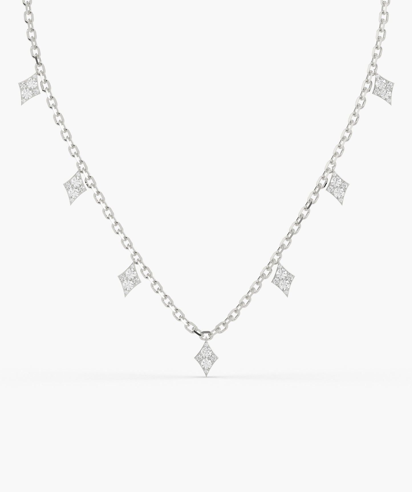 14K Gold Modern Geometry Necklace
