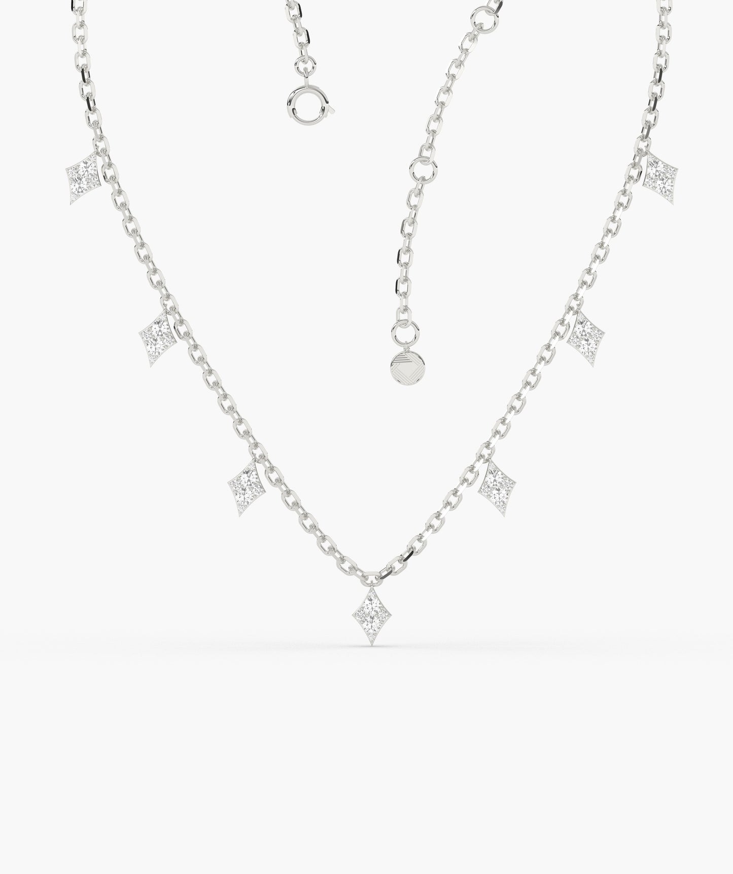 14K Gold Modern Geometry Necklace