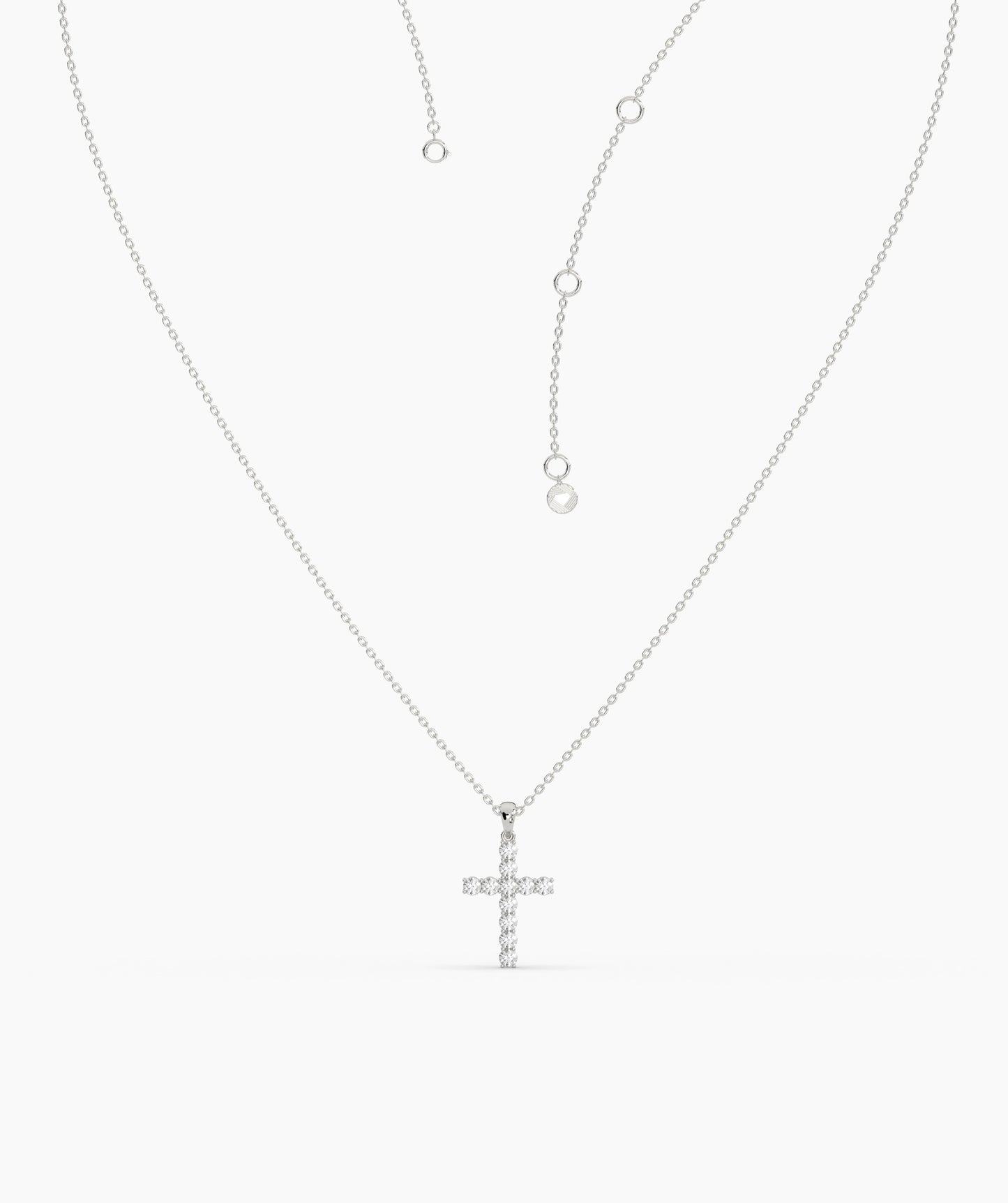 Faith & Sparkle Diamond Cross Pendant