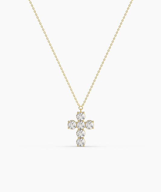 Sparkling Cross Necklace