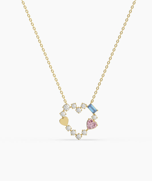 Charm of Love Diamond Necklace
