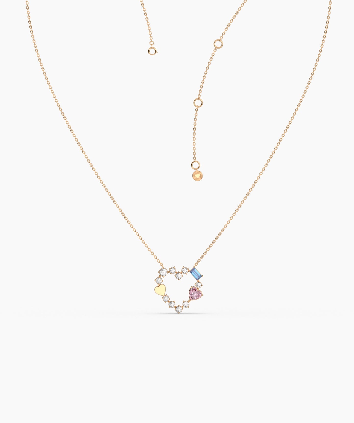 Charm of Love Diamond Necklace