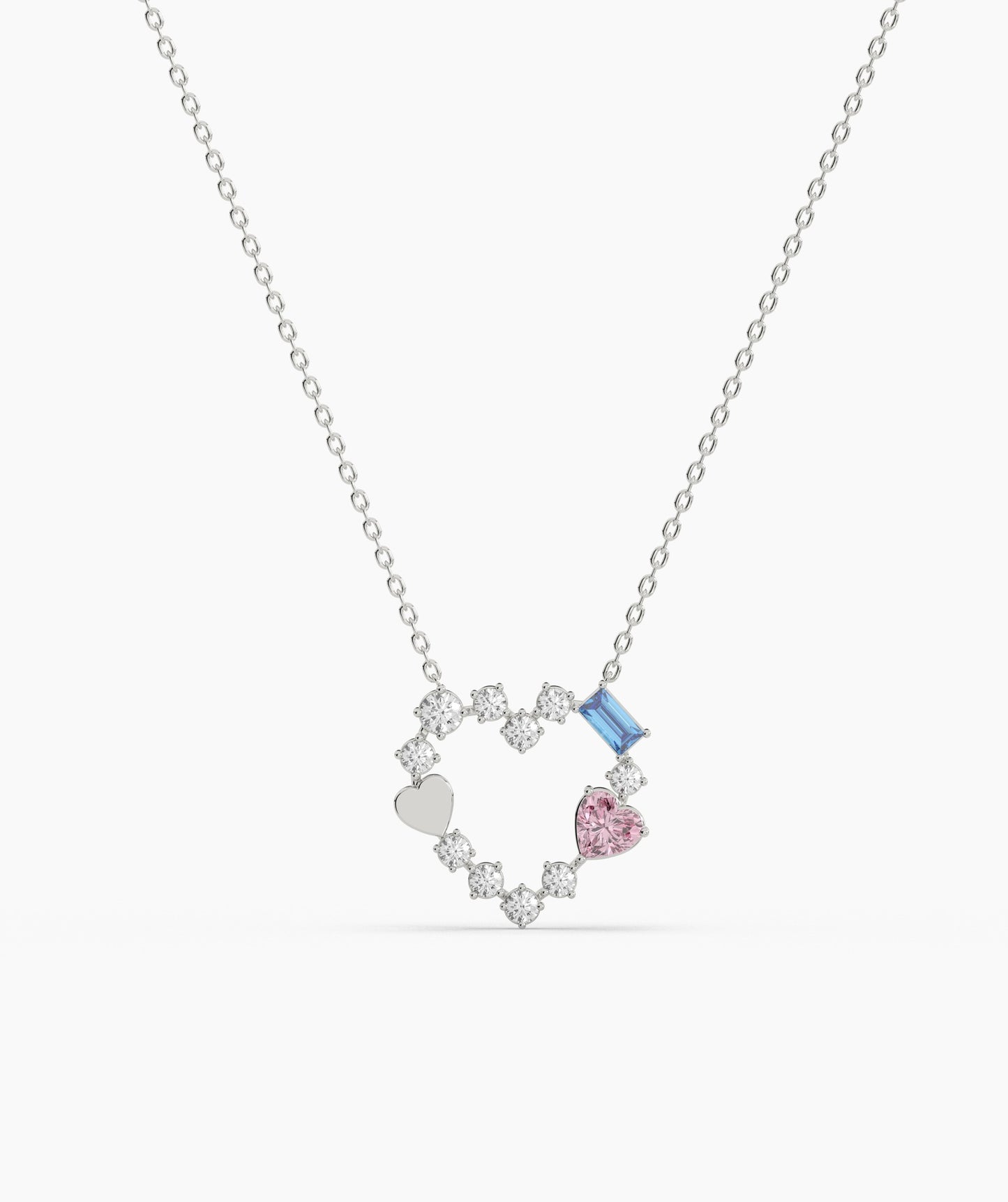Charm of Love Diamond Necklace