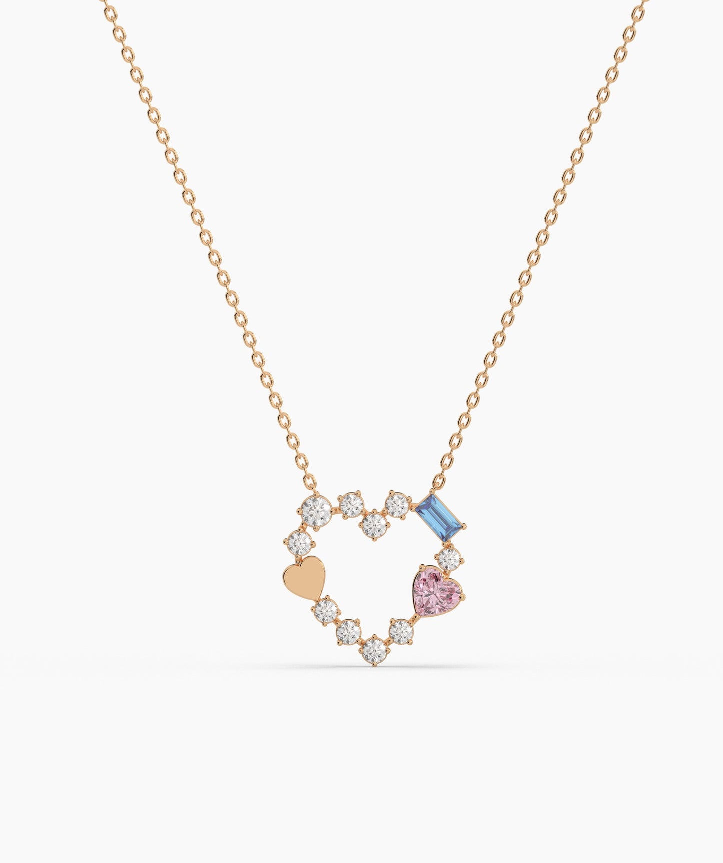 Charm of Love Diamond Necklace