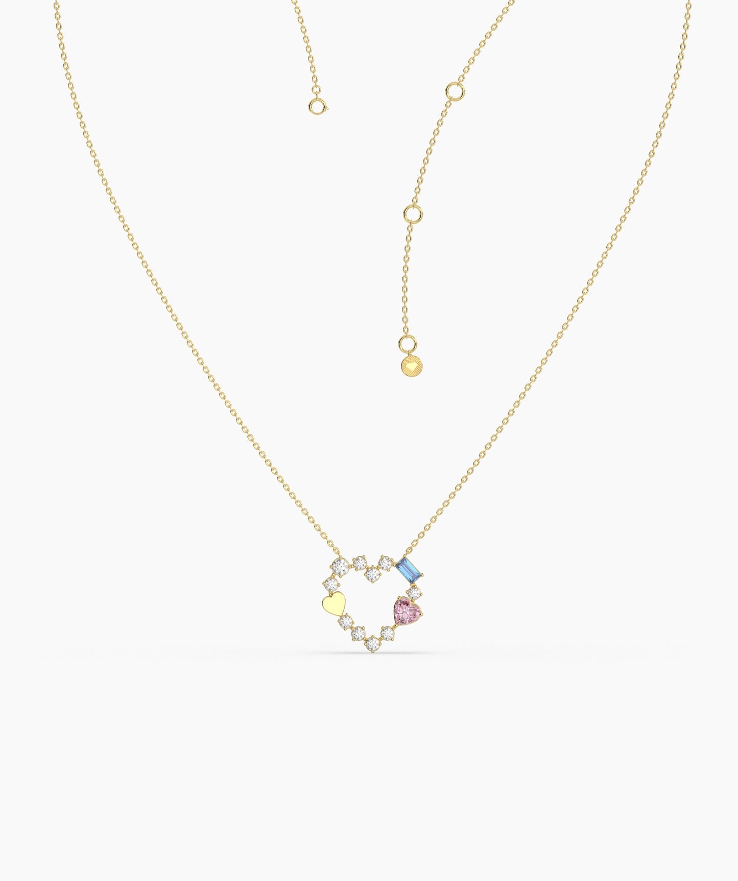 Charm of Love Diamond Necklace