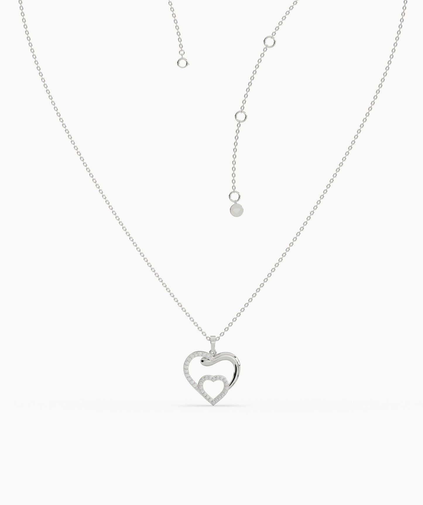 Double Heart Necklace