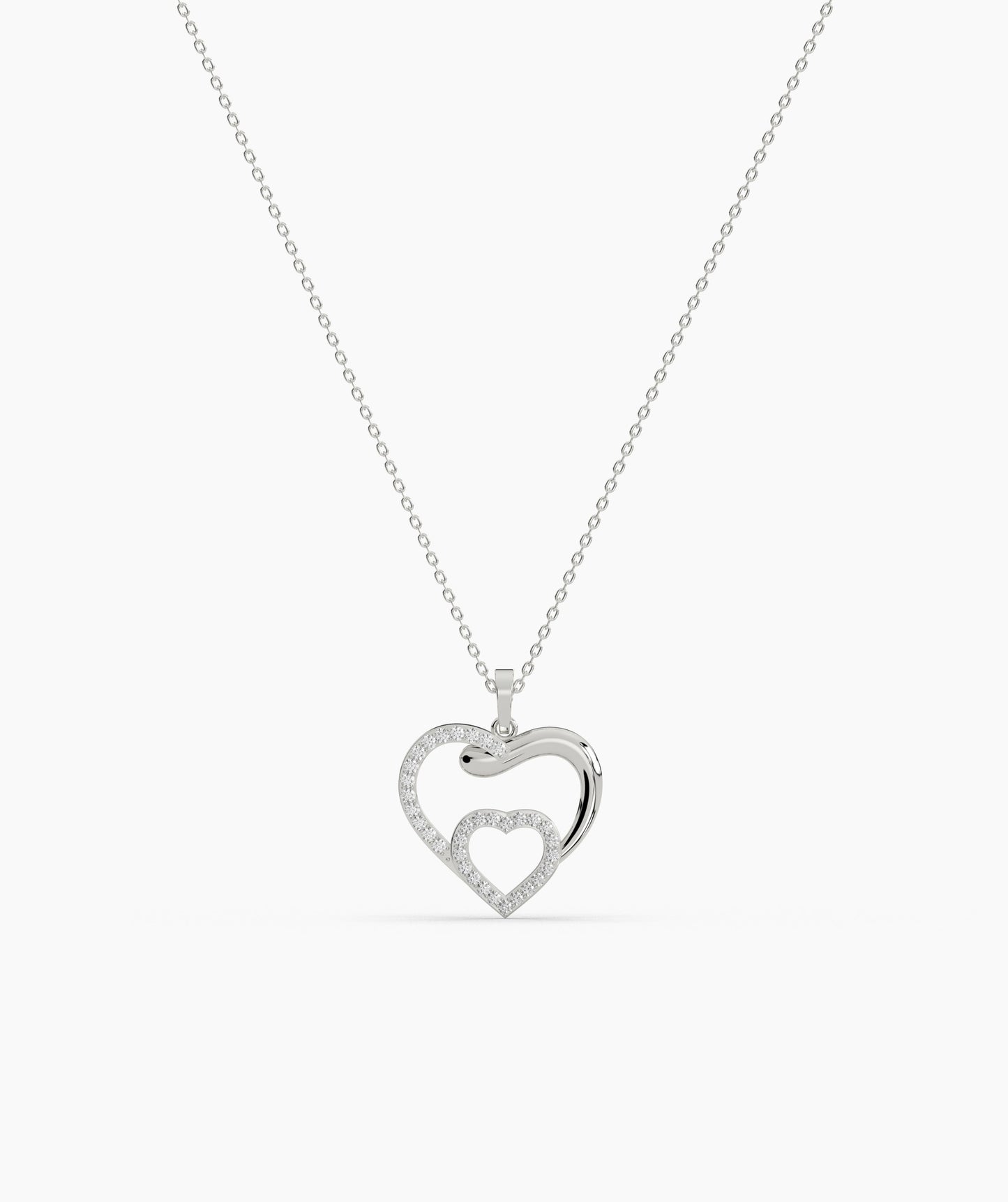 Double Heart Necklace