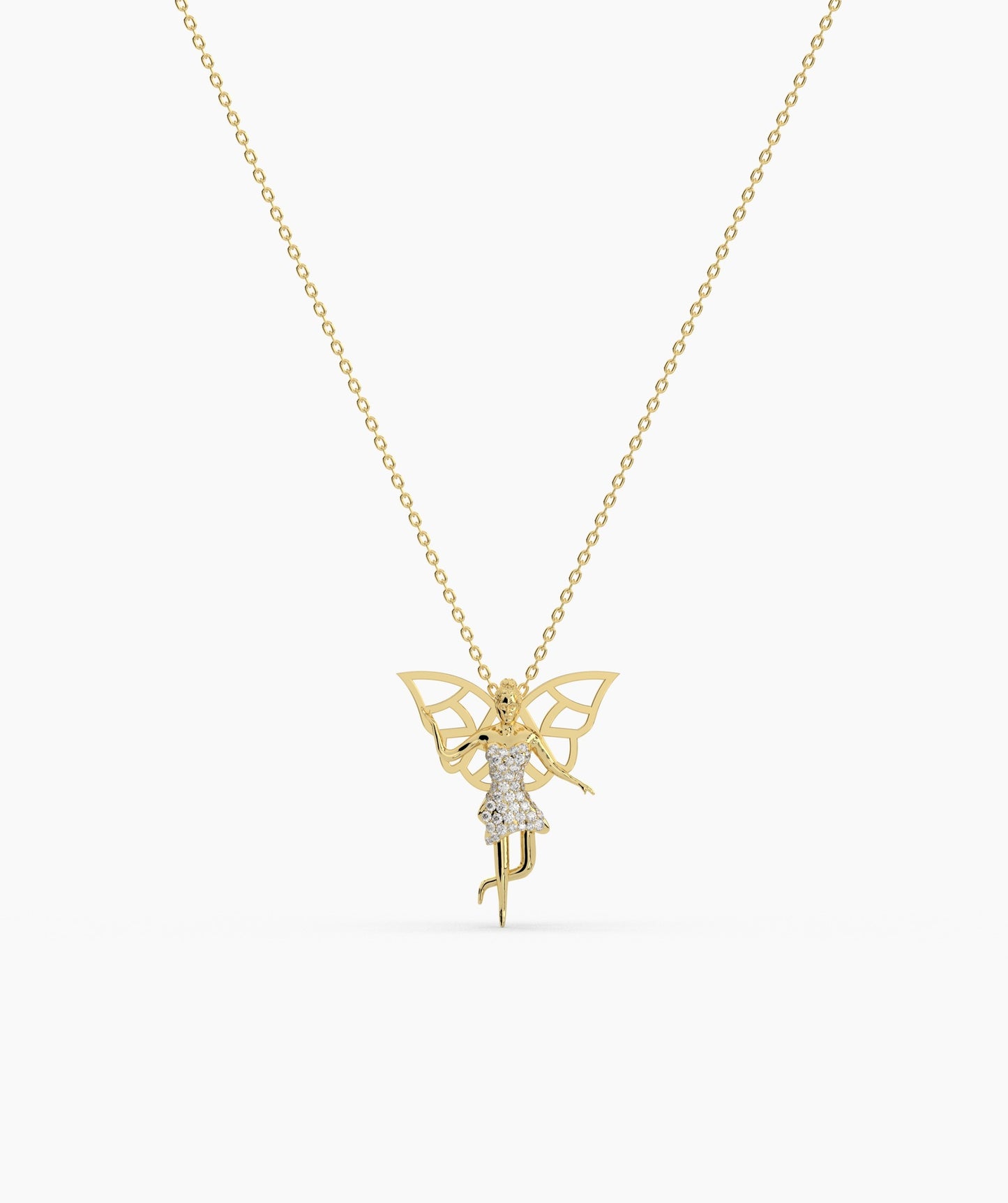 Enchanted Fairy Gold Necklace