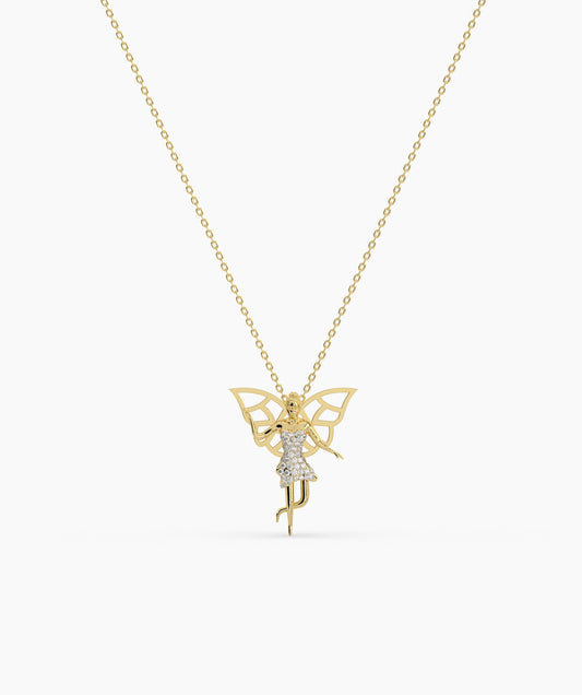 Enchanted Fairy Gold Necklace