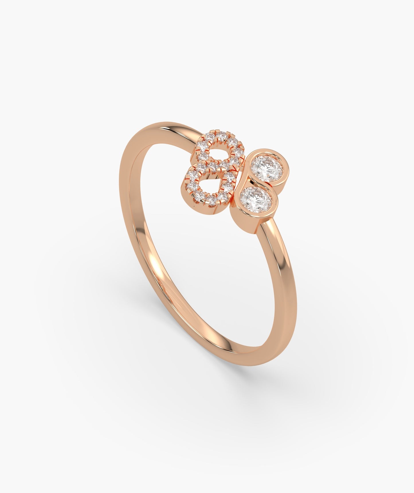 Petite Diamond Butterfly Ring