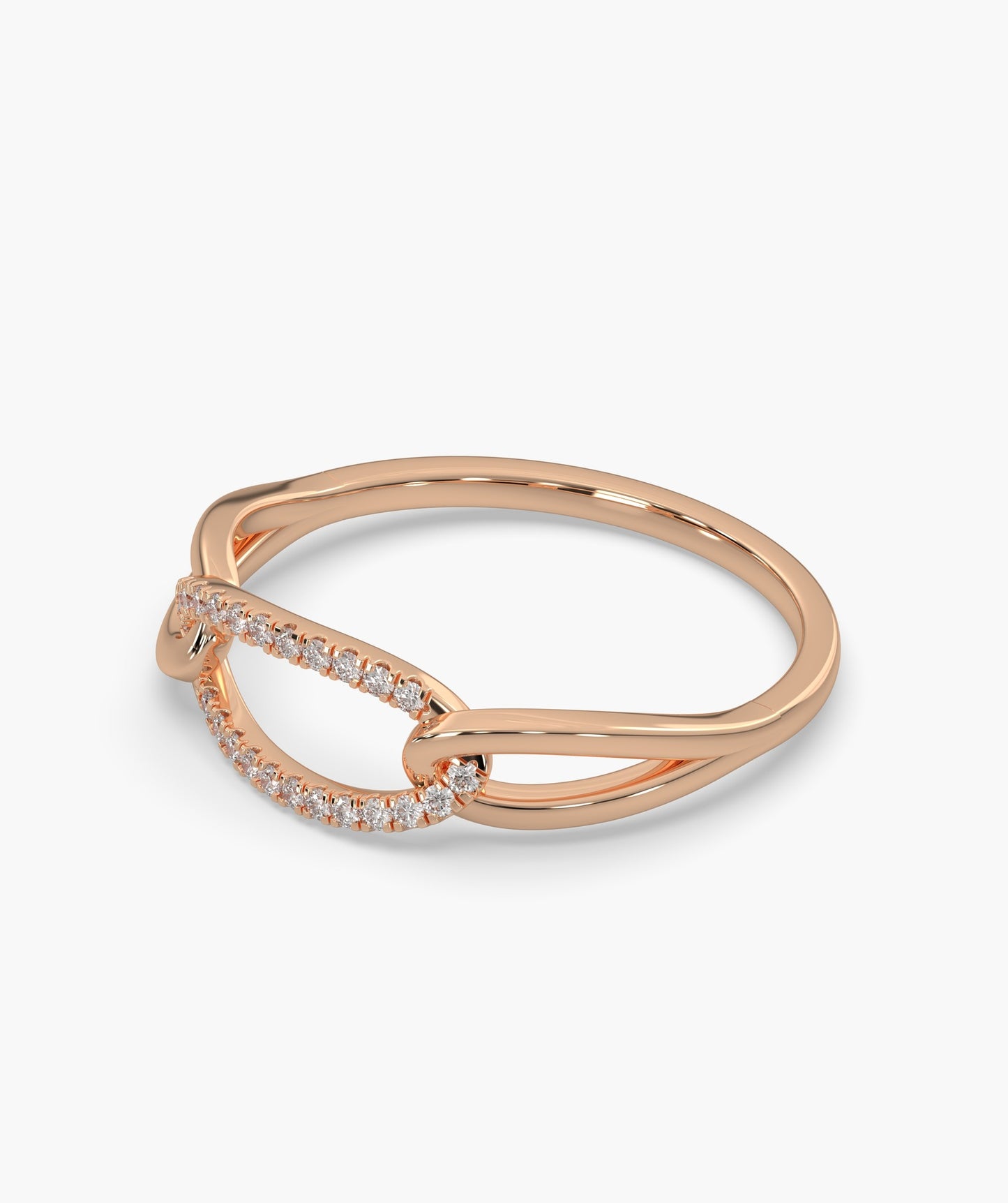Linked Elegance Diamond Ring