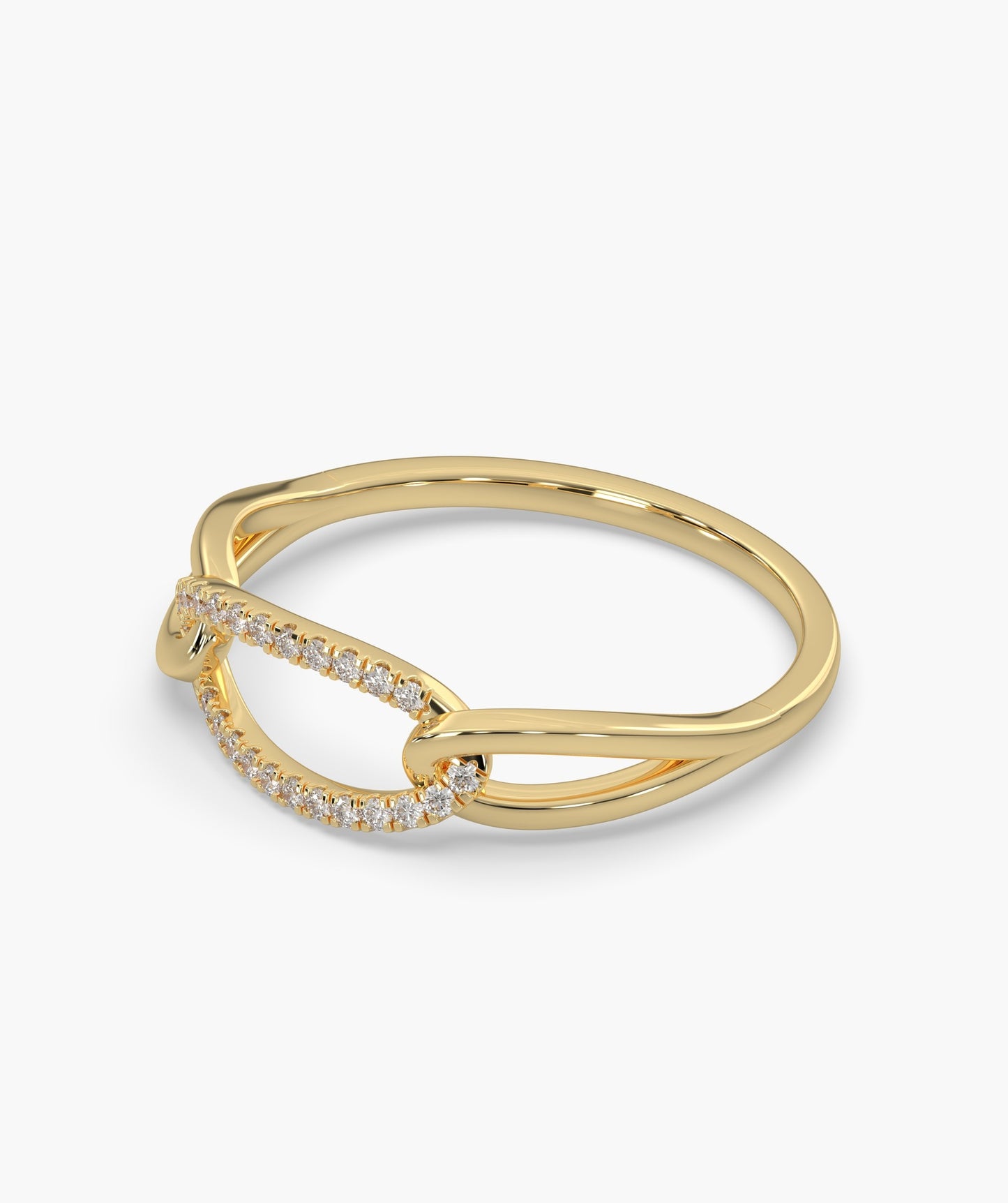 Linked Elegance Diamond Ring