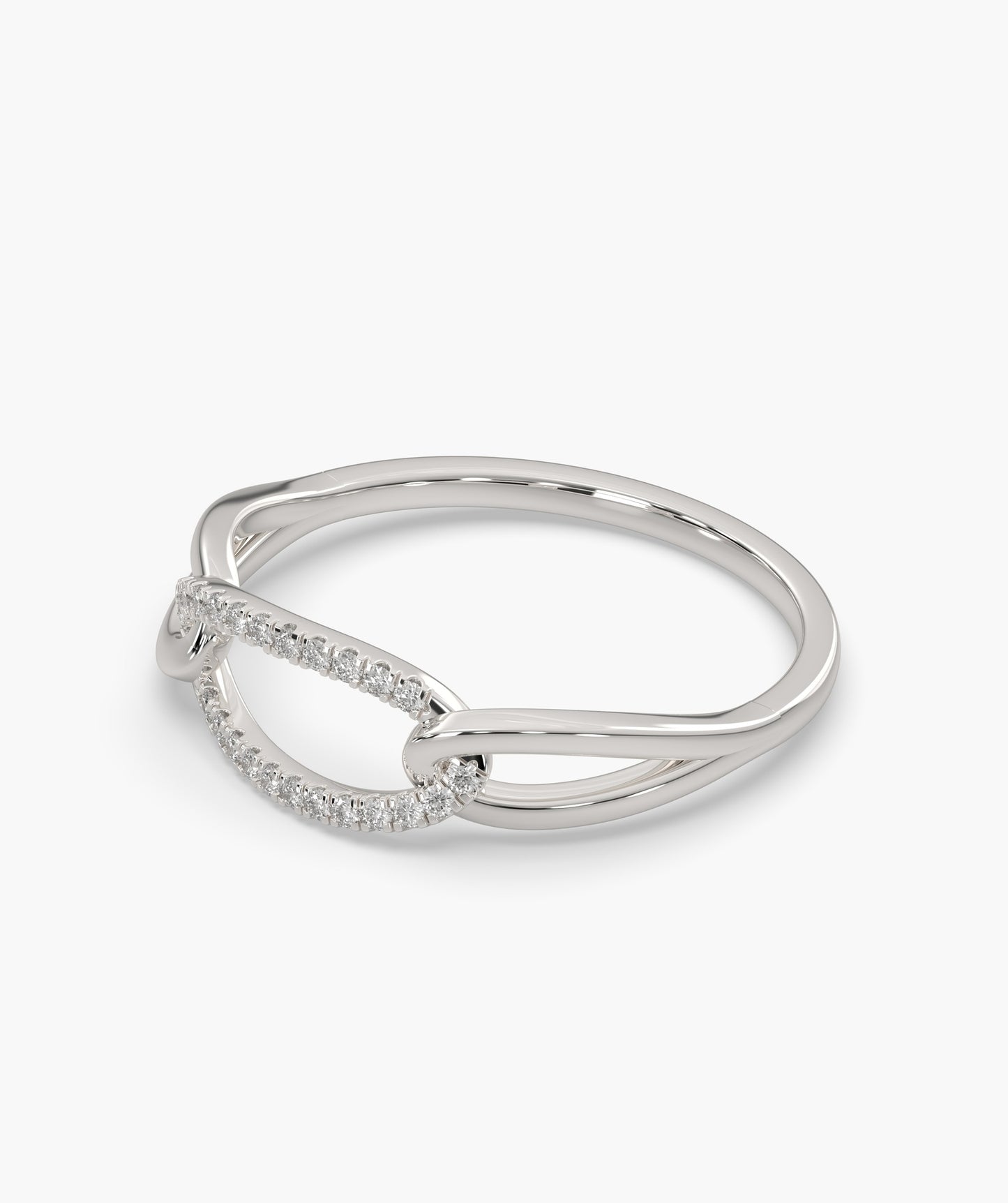 Linked Elegance Diamond Ring