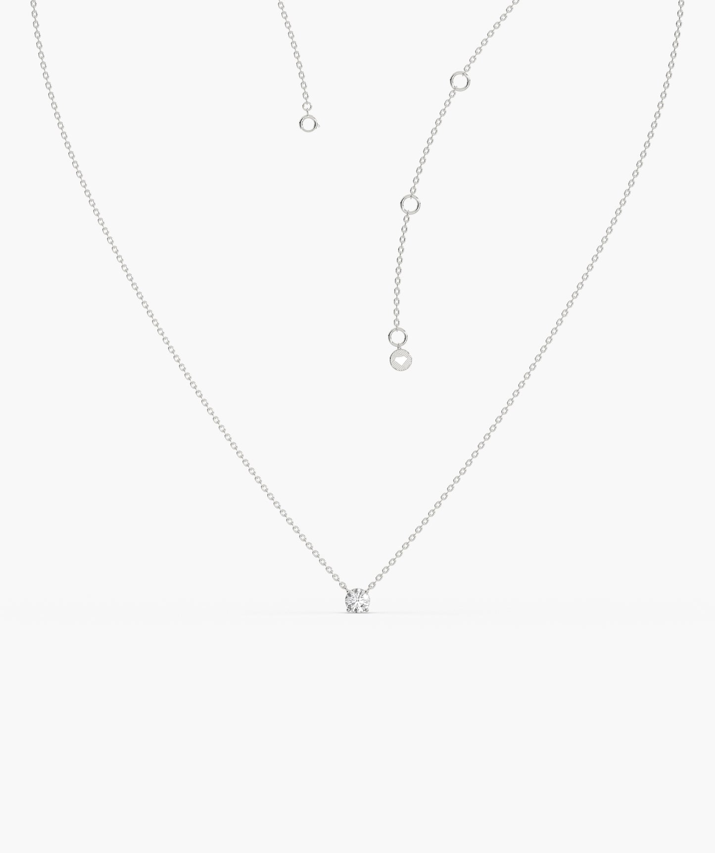 Solitaire Diamond Necklace