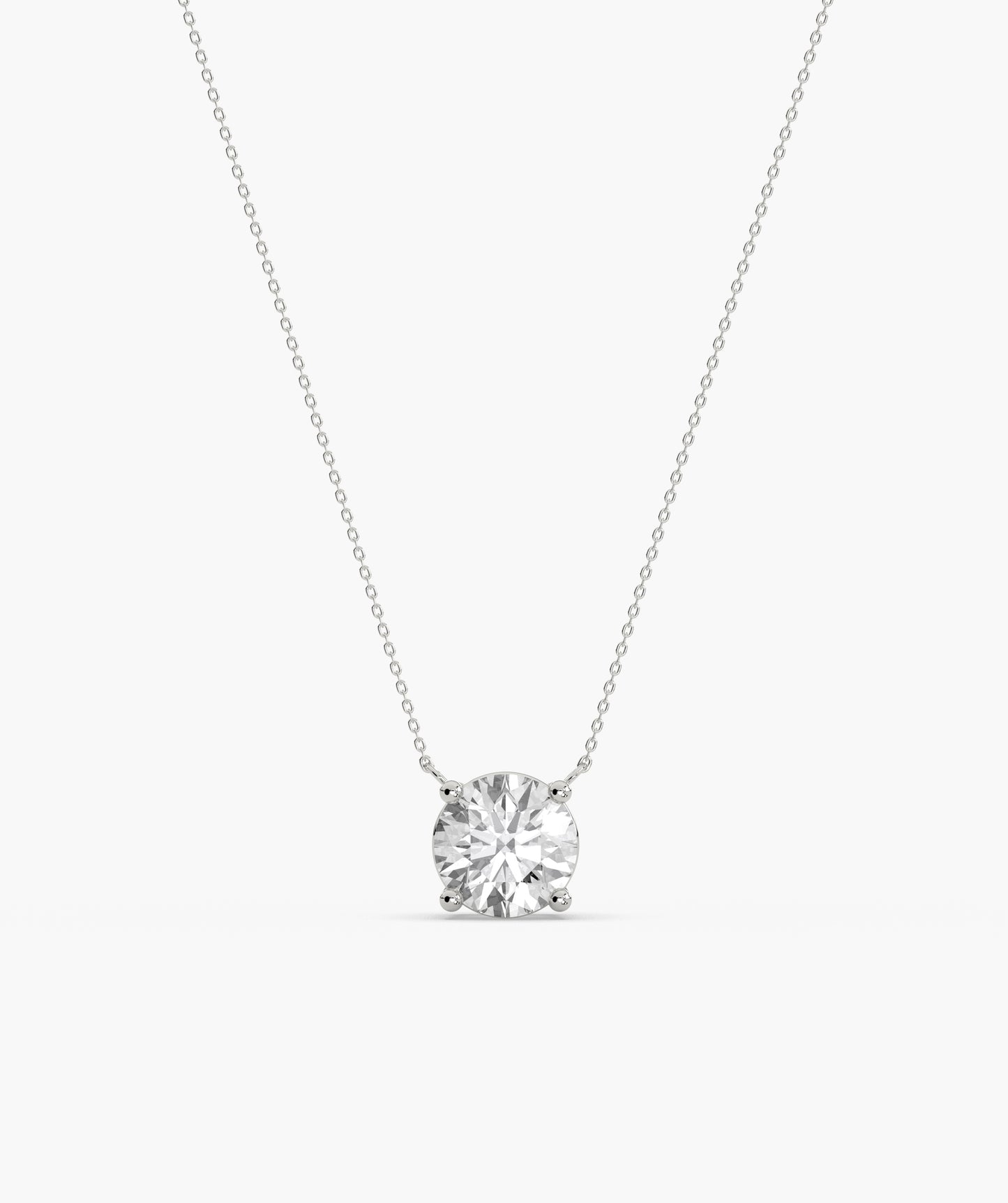 Solitaire Diamond Necklace