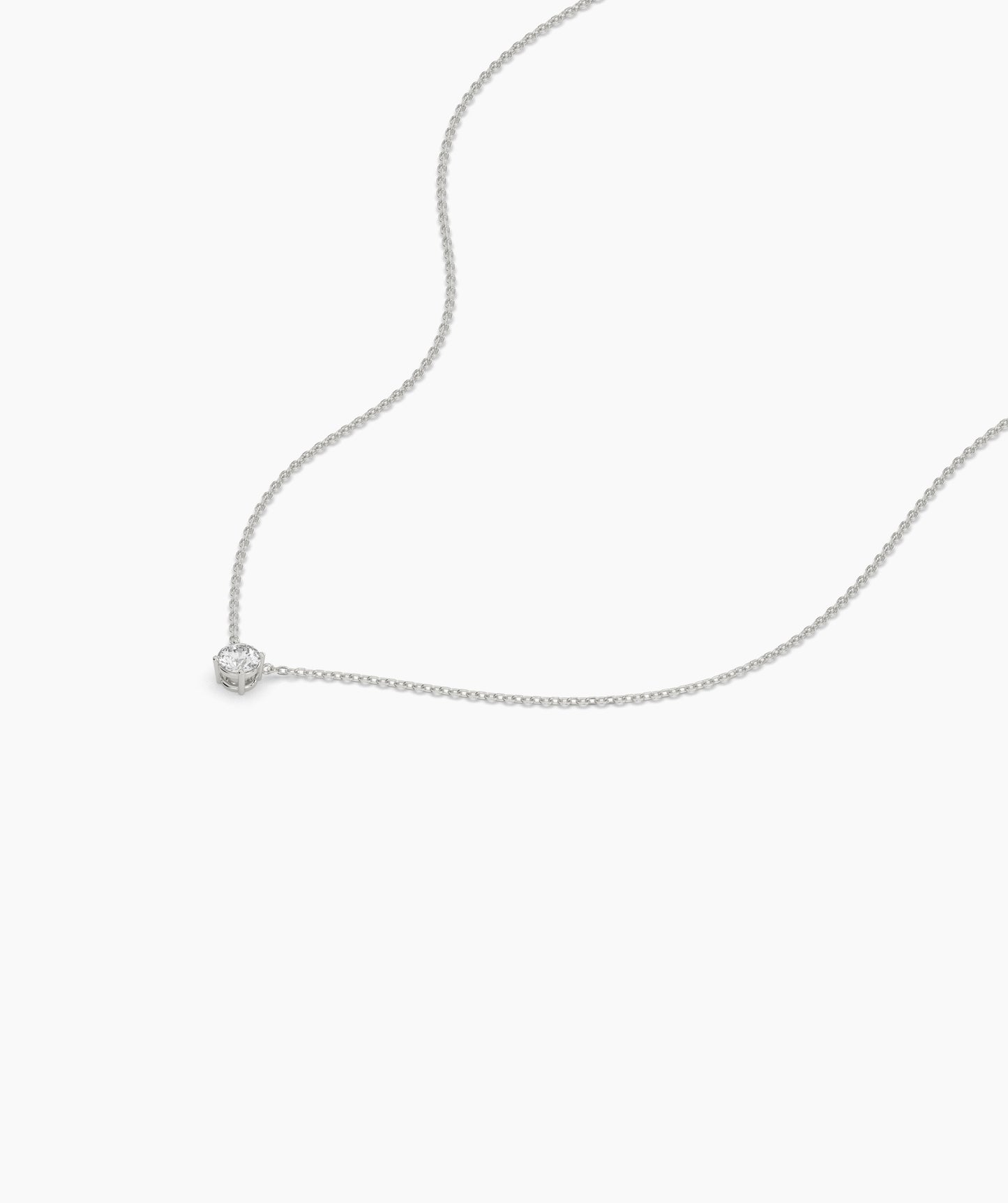 Solitaire Diamond Necklace