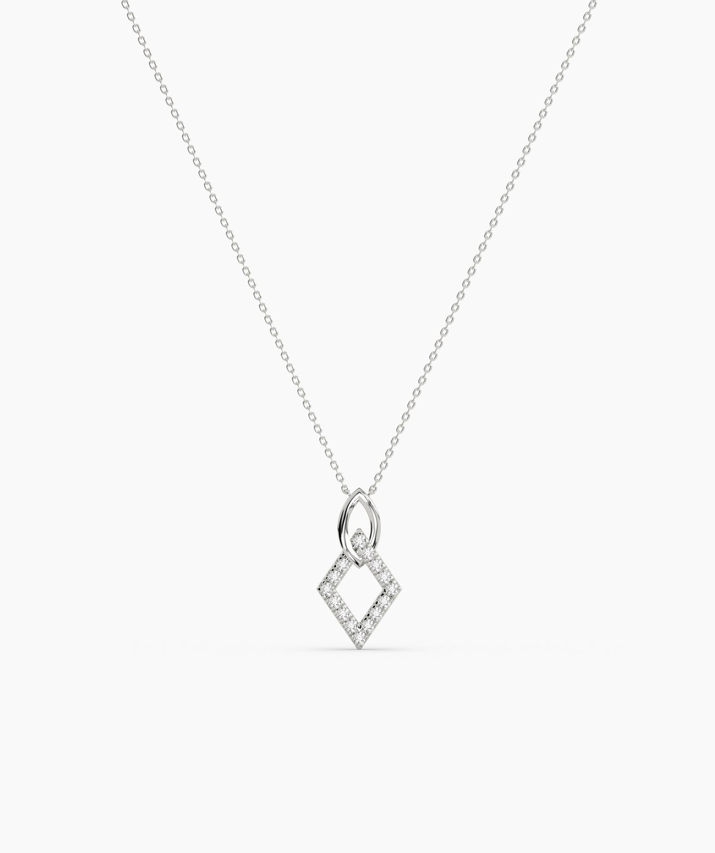Gold & Diamond Openwork Necklace