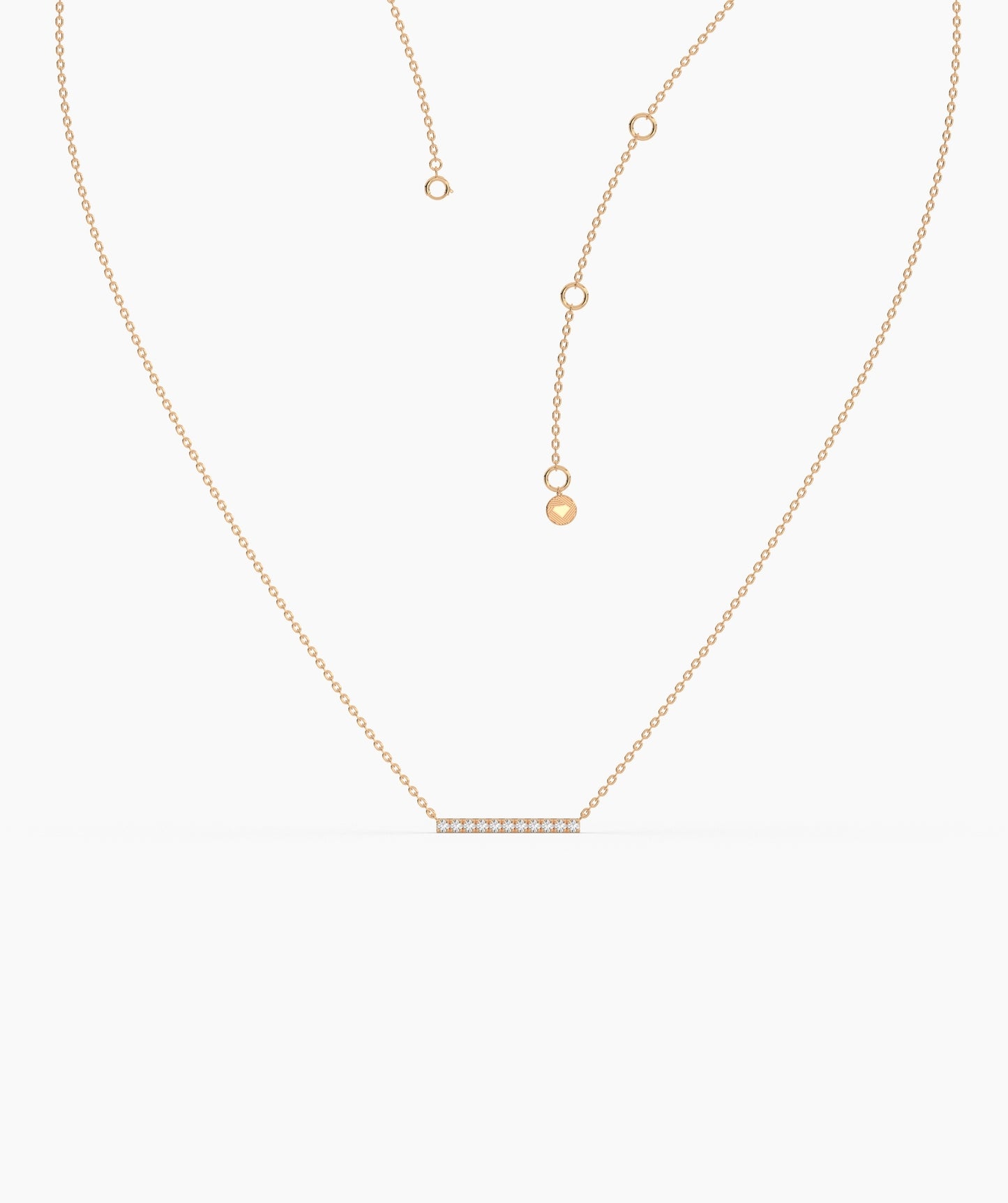 Diamond Bar Necklace