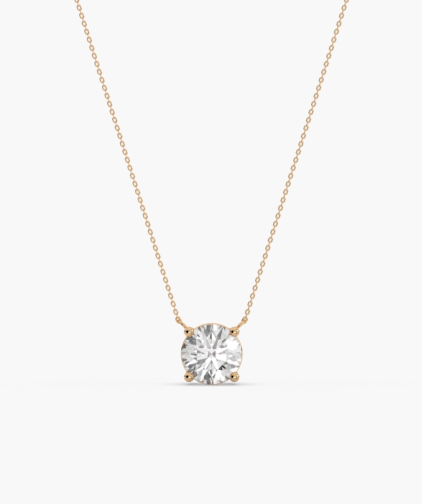 Solitaire Diamond Necklace