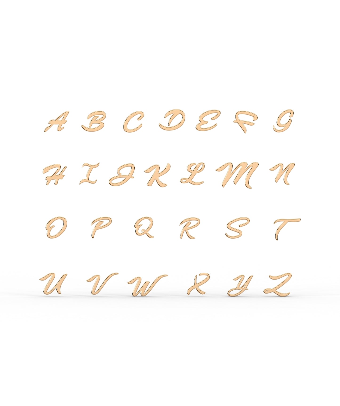 Rectangular Diamond Halo Initial Necklace