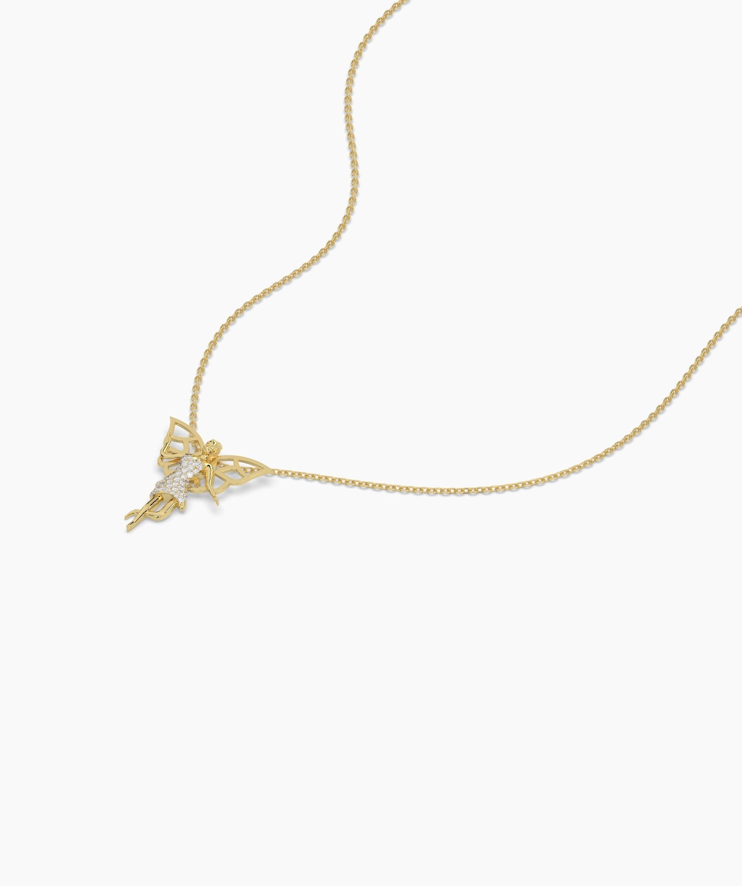 Enchanted Fairy Gold Necklace
