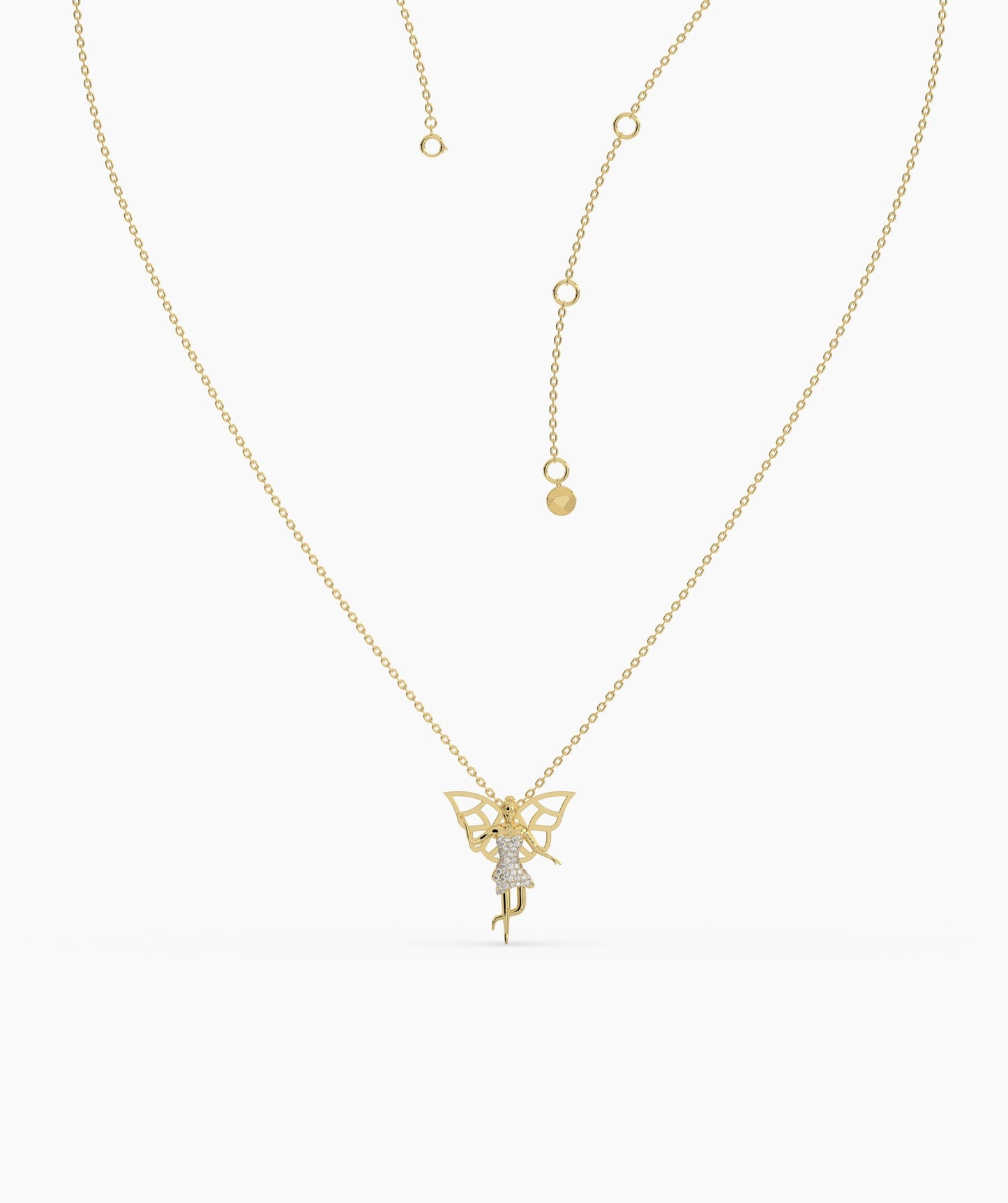 Enchanted Fairy Gold Necklace