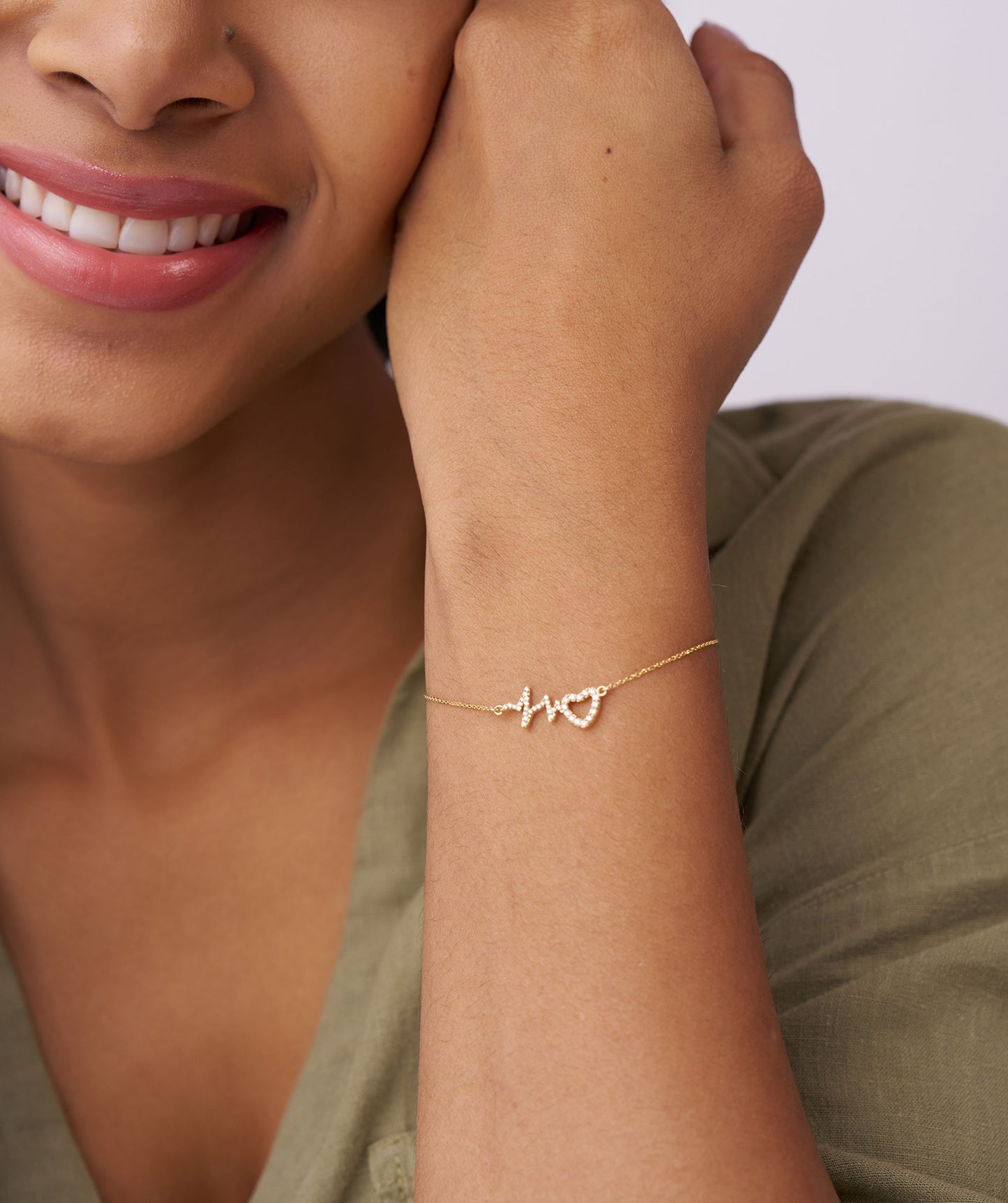 Heart Diamond Bracelet