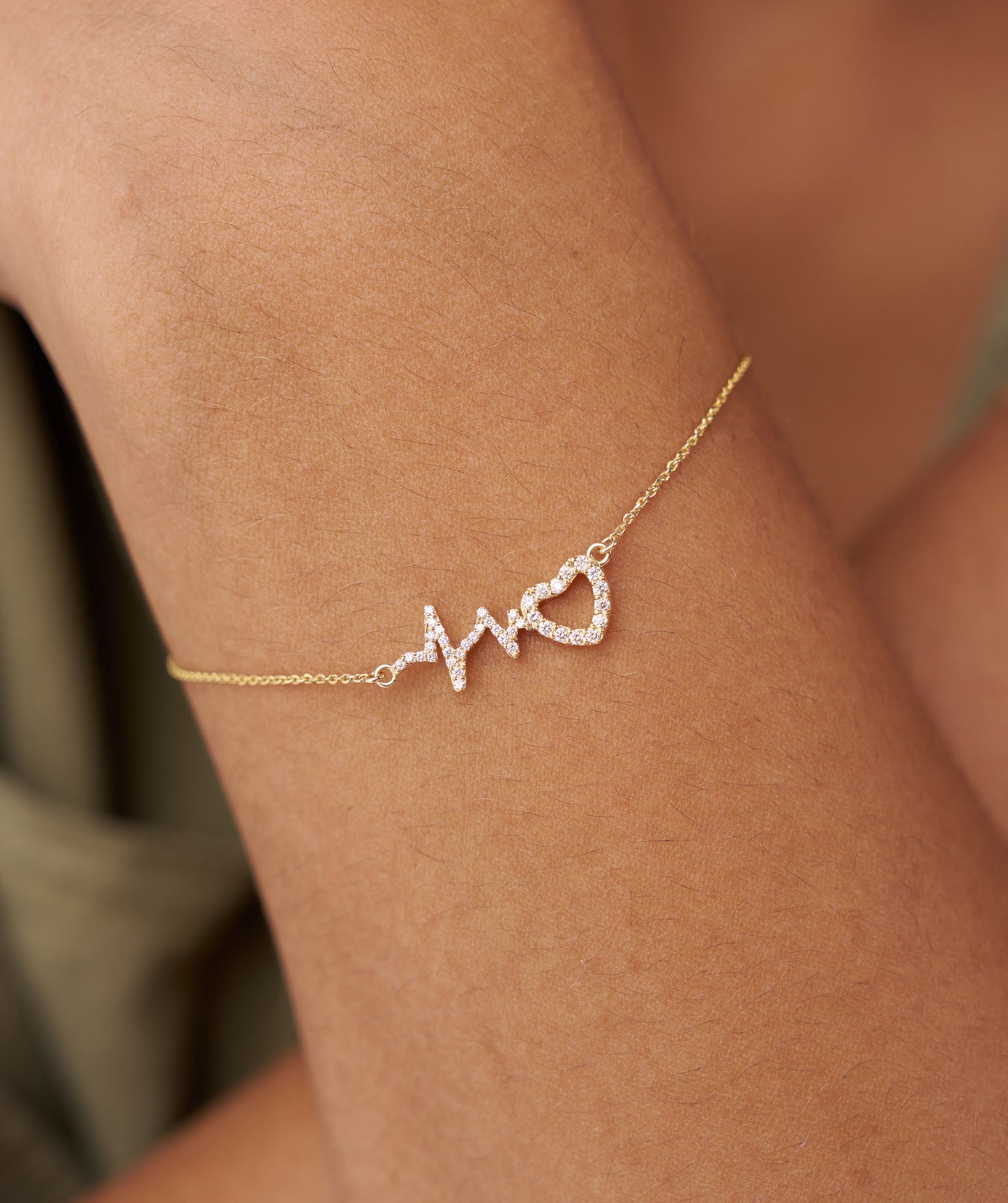 Heart Diamond Bracelet