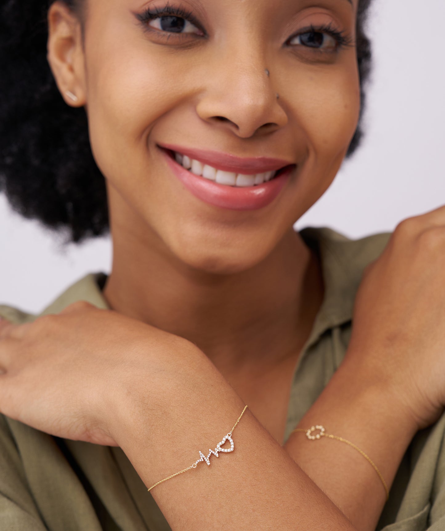 Heart Diamond Bracelet