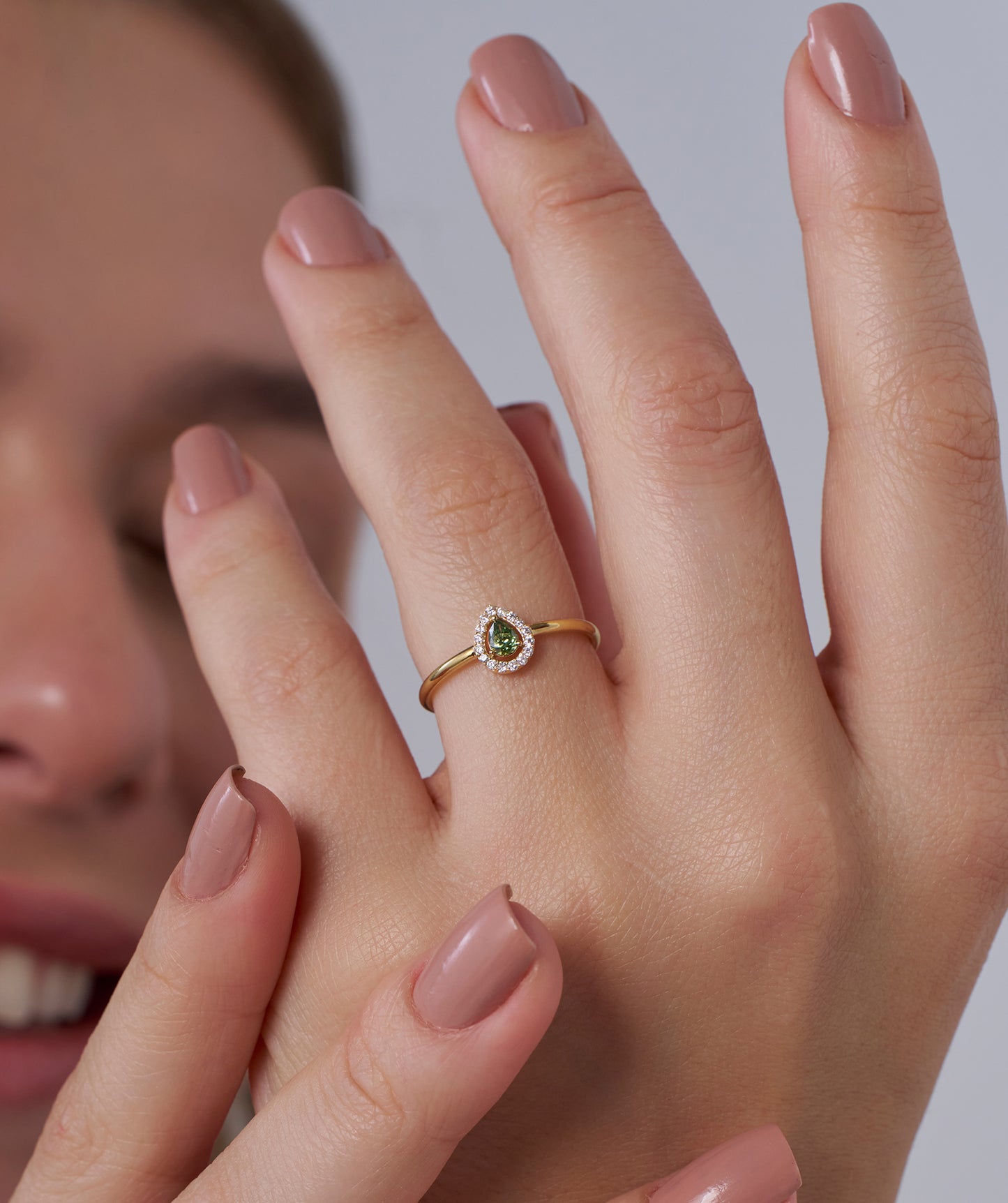Emerald Diamond Jewelry Set