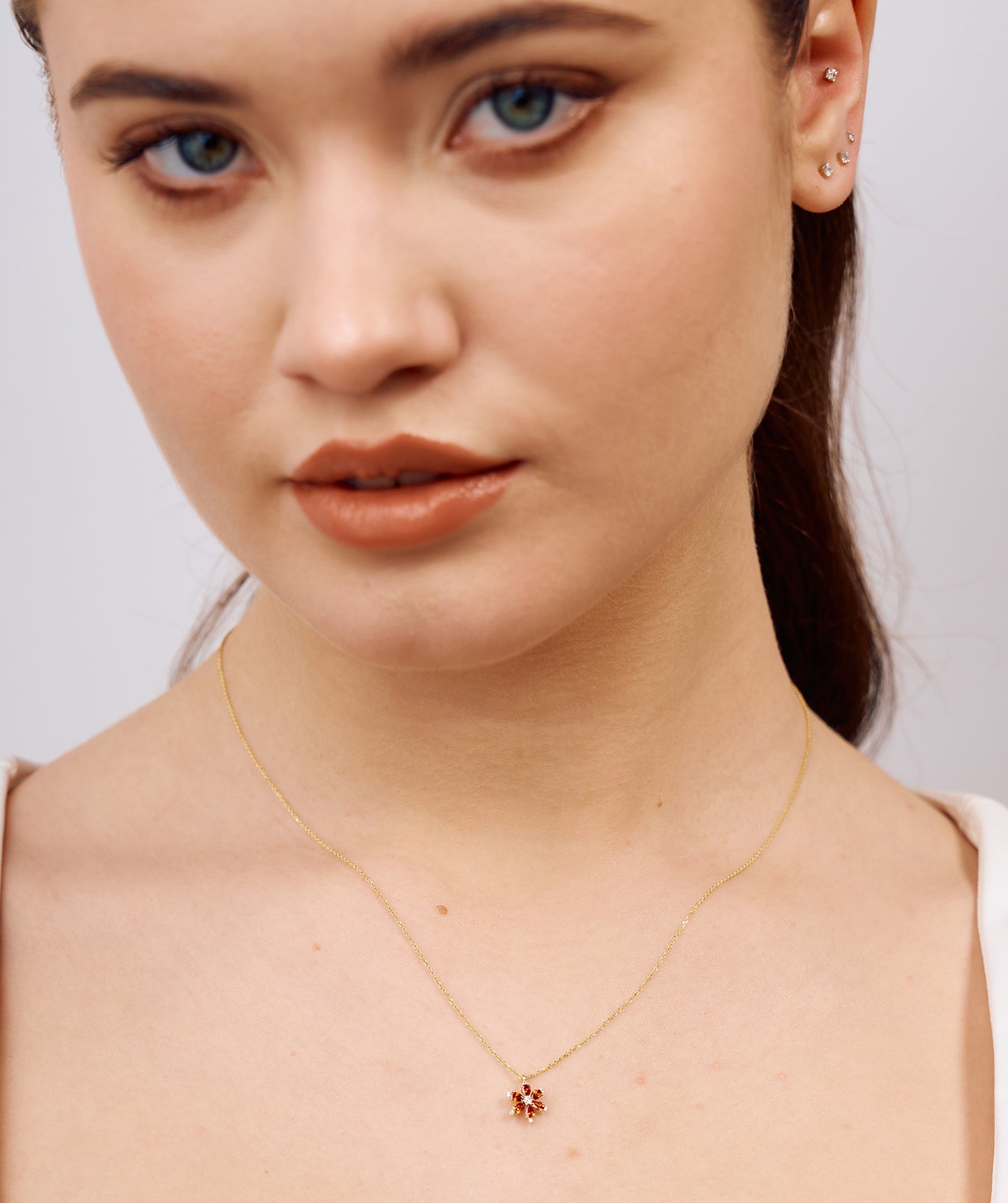 Blossom Pendant with Sparkling Accents