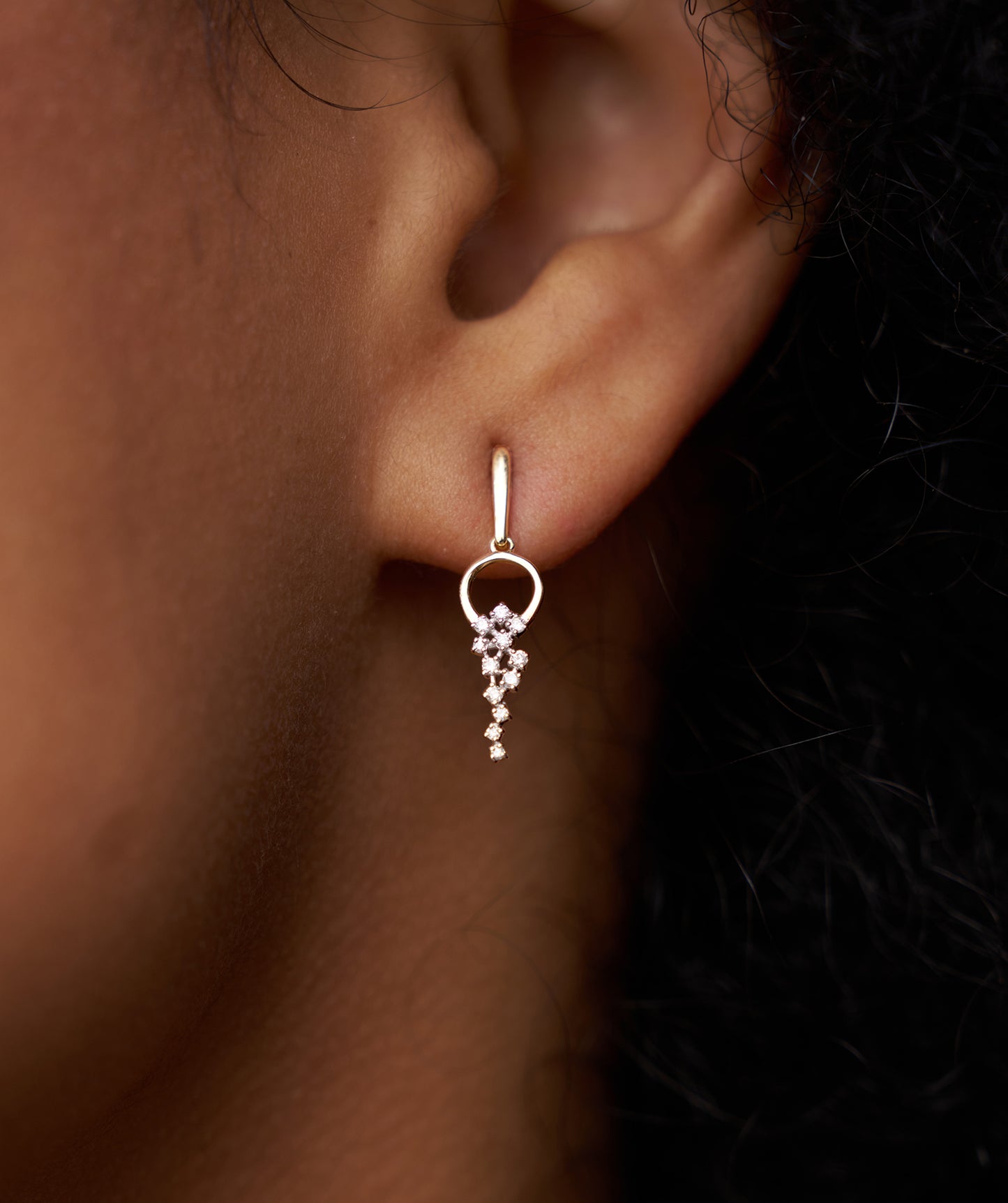 Modern Circle Drop Fine Jewelry