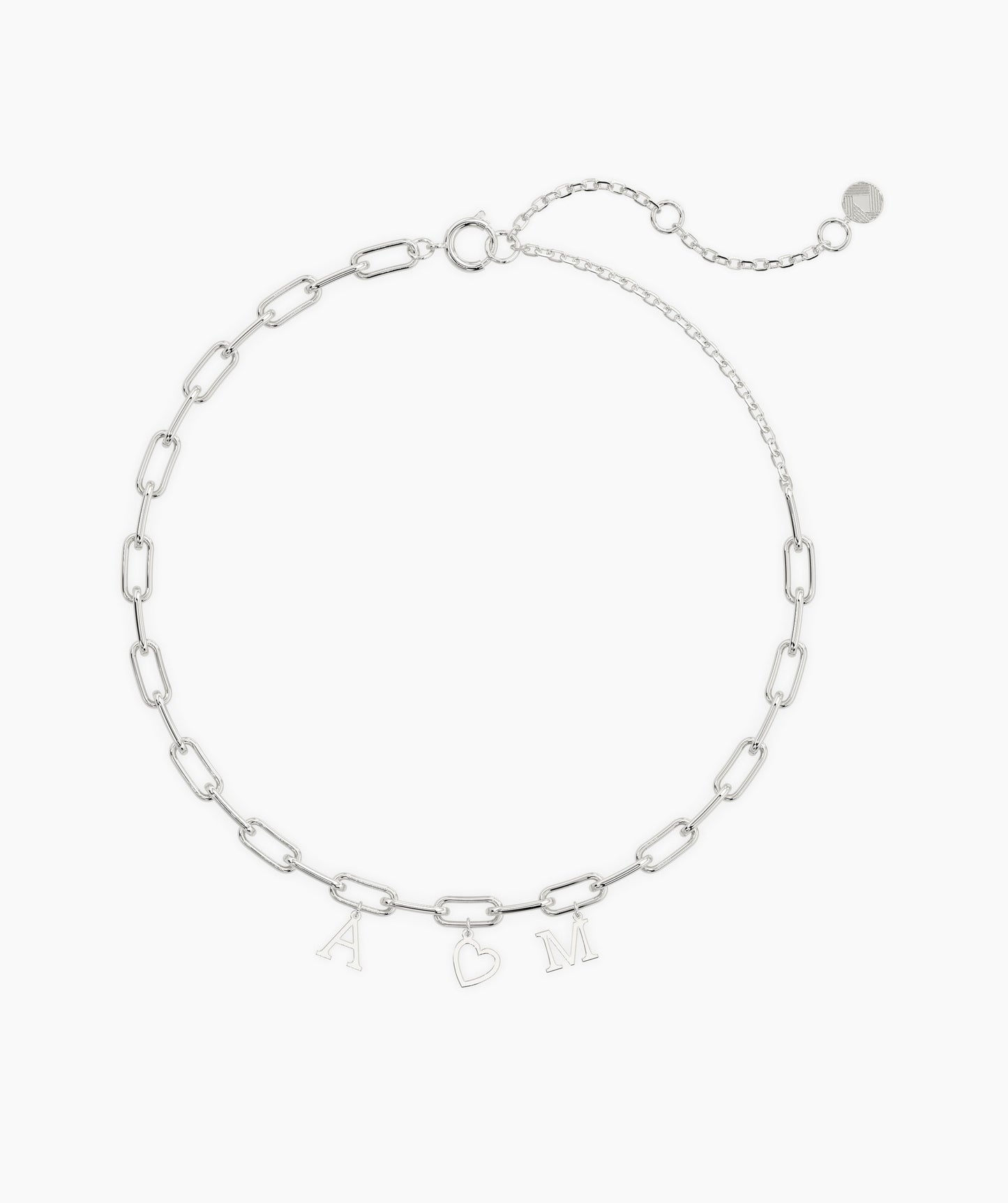 Personalized Charm 14K Gold Bracelet
