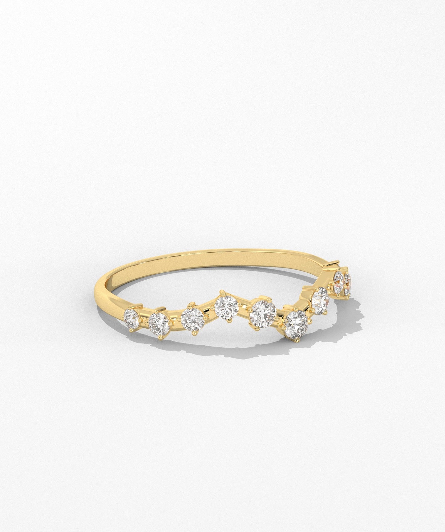 Sparkling Serenade Gold Ring