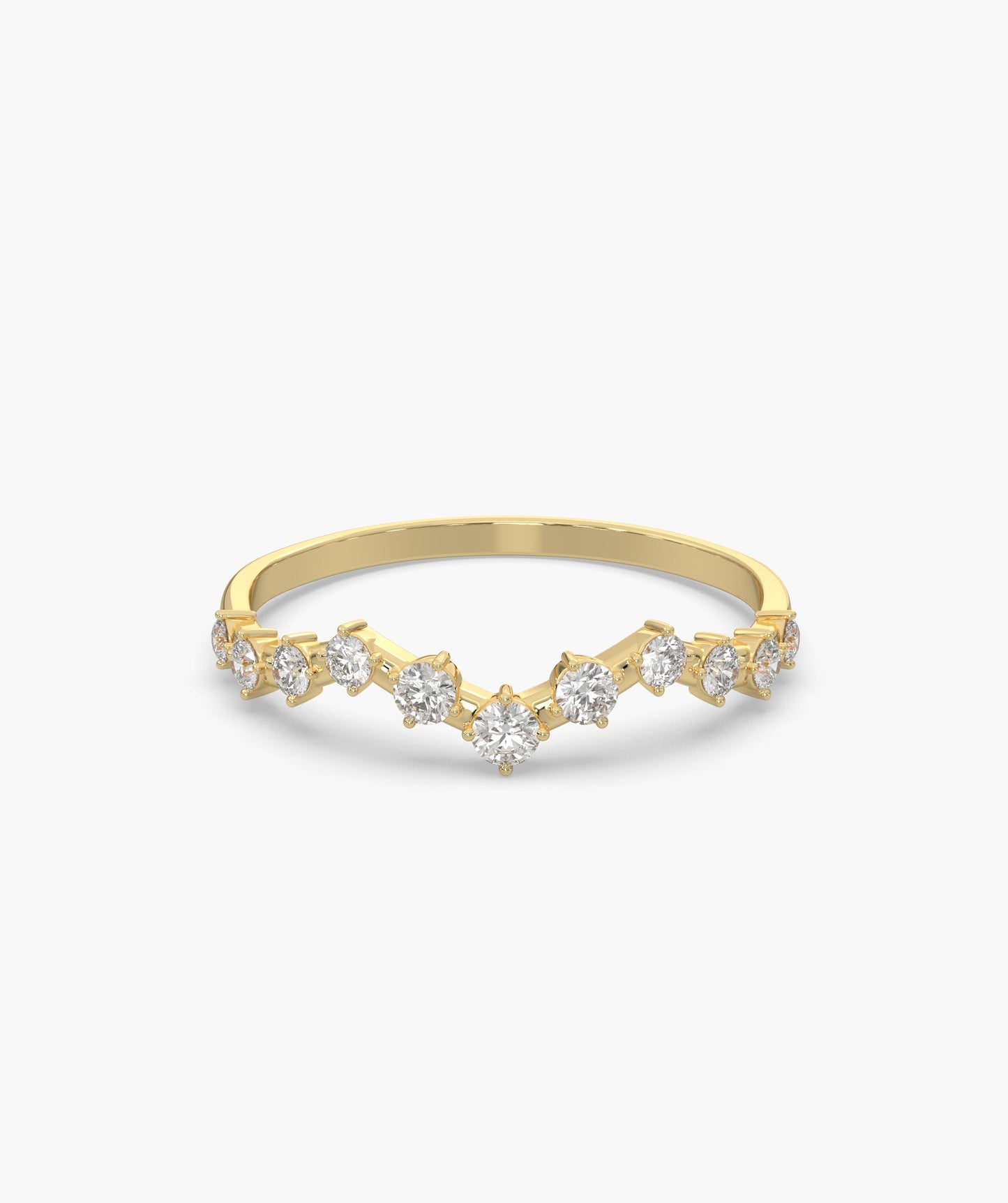 Sparkling Serenade Gold Ring