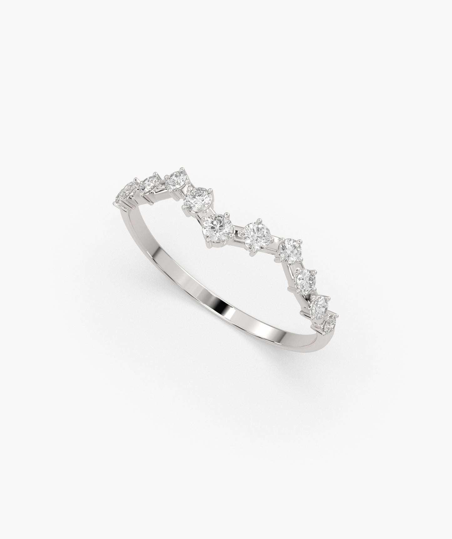 Sparkling Serenade Gold Ring